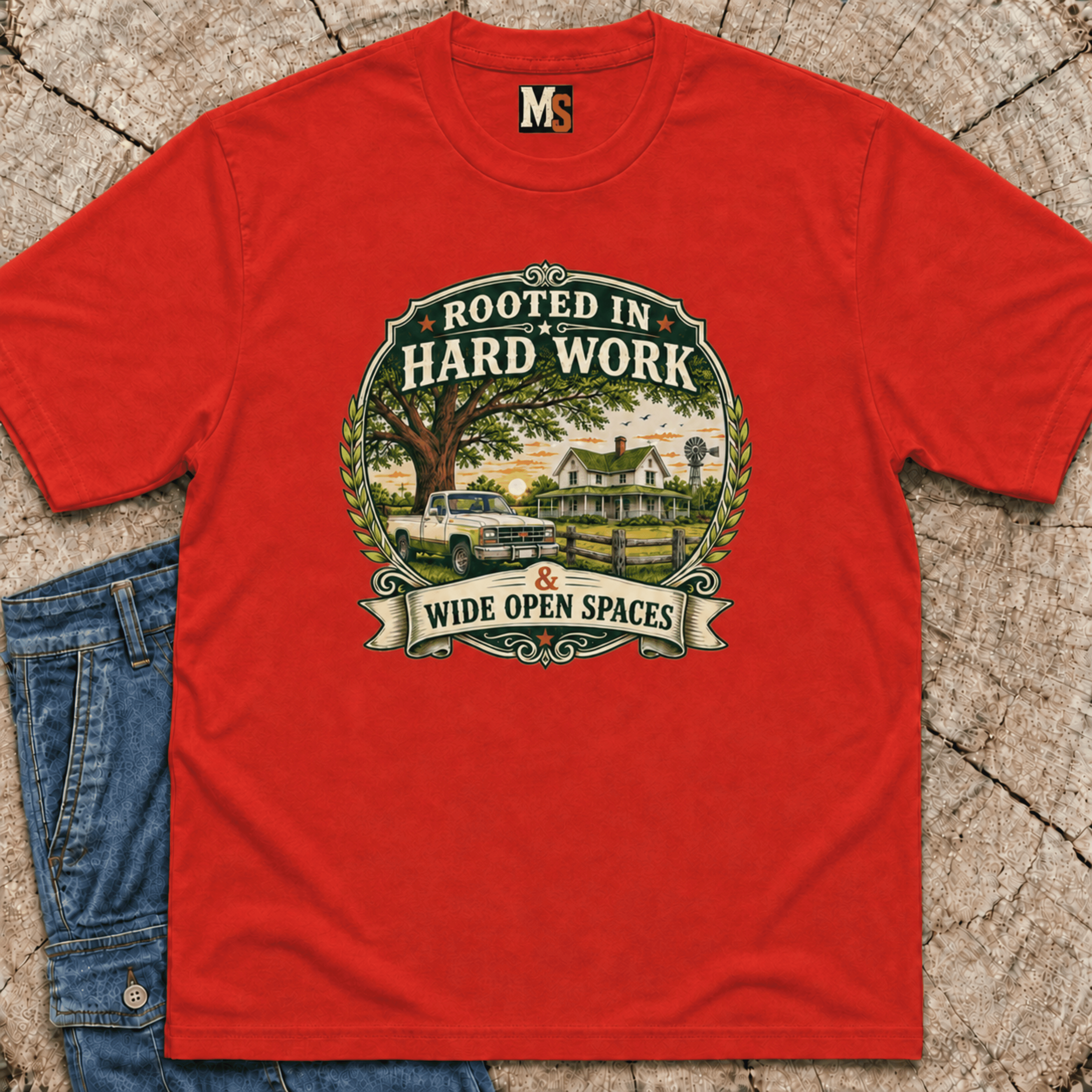 Rooted in hard work T-shirt