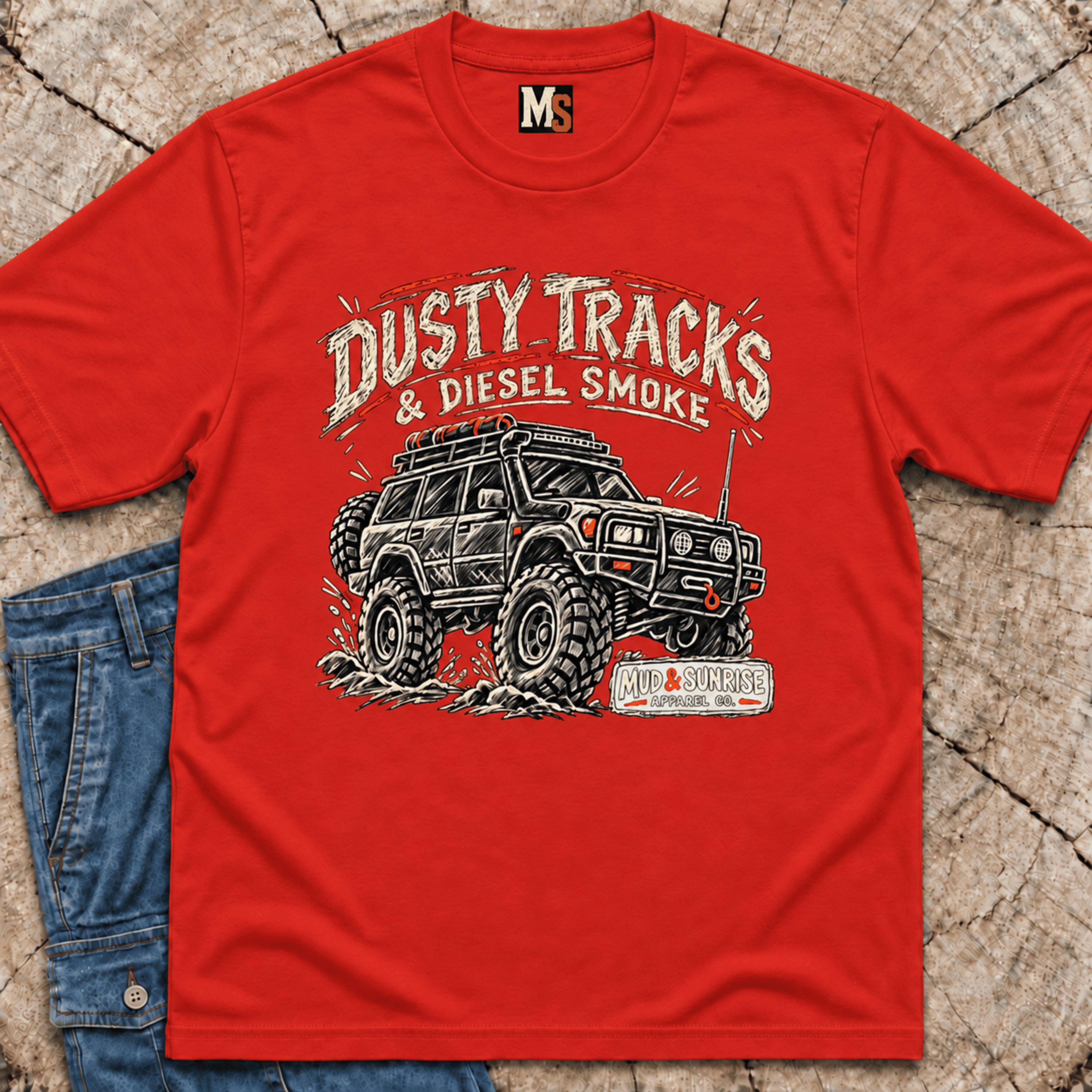 Dusty Tracks & Diesel Smoke T-shirt