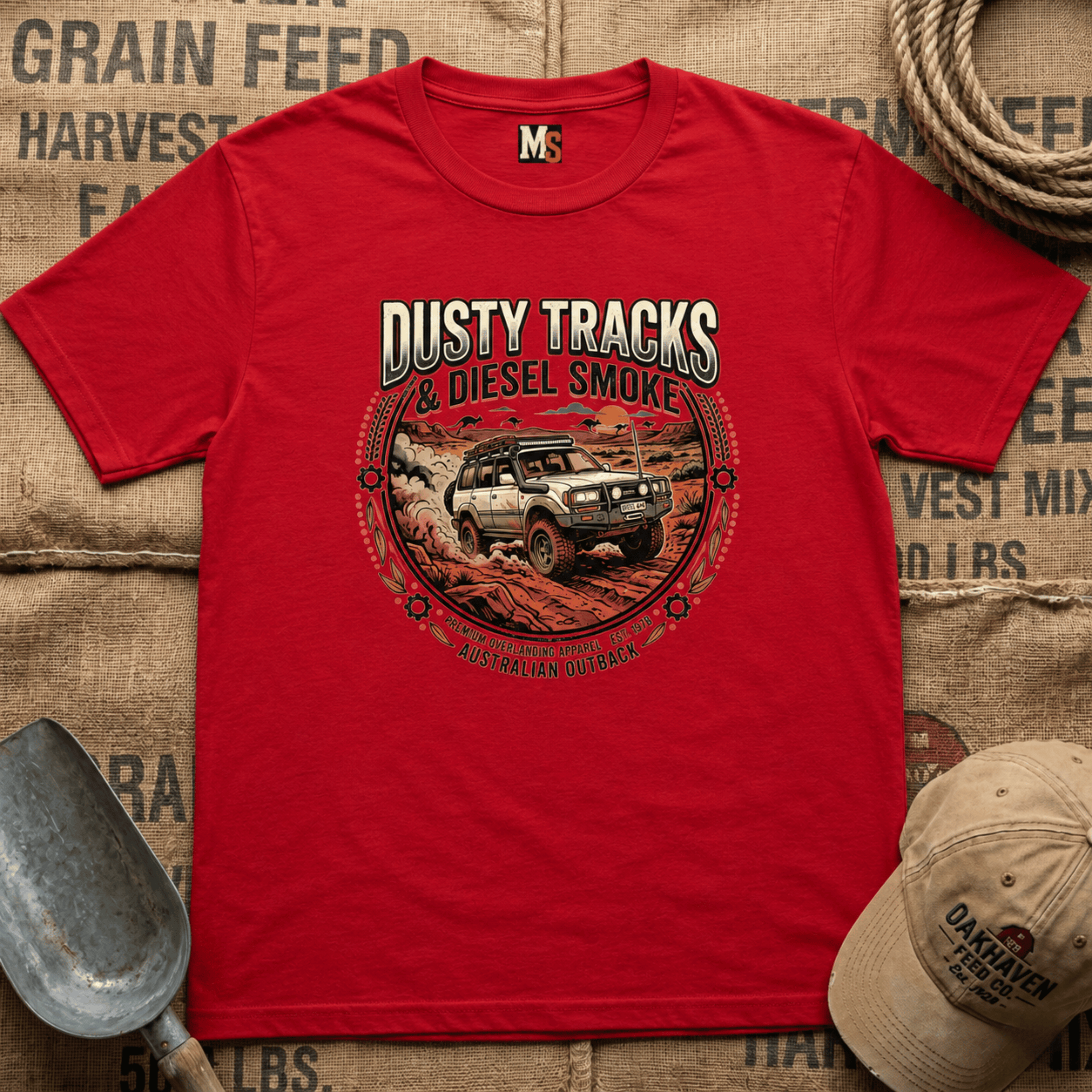 Dusty Tracks & Diesel Smoke T-shirt