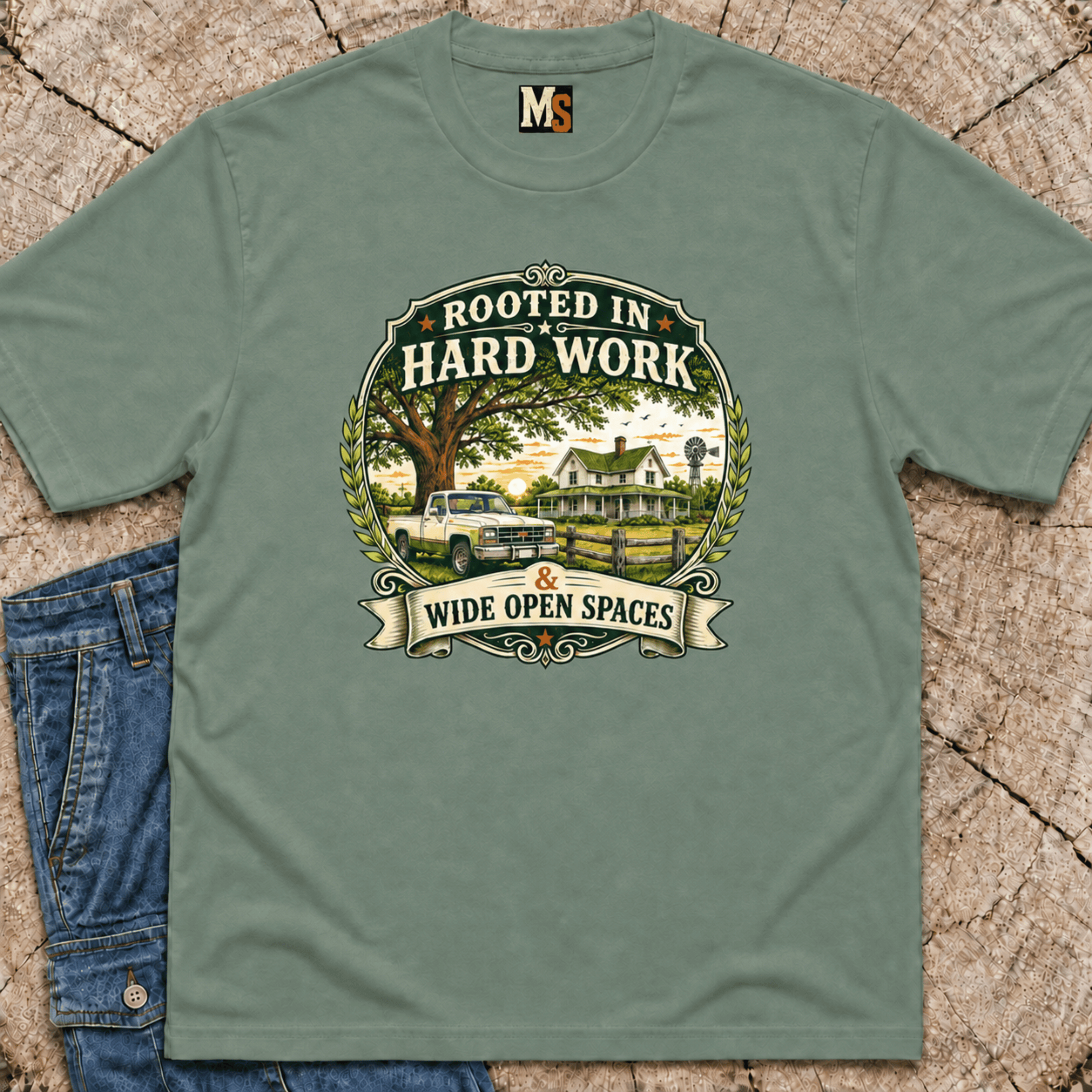 Rooted in hard work T-shirt