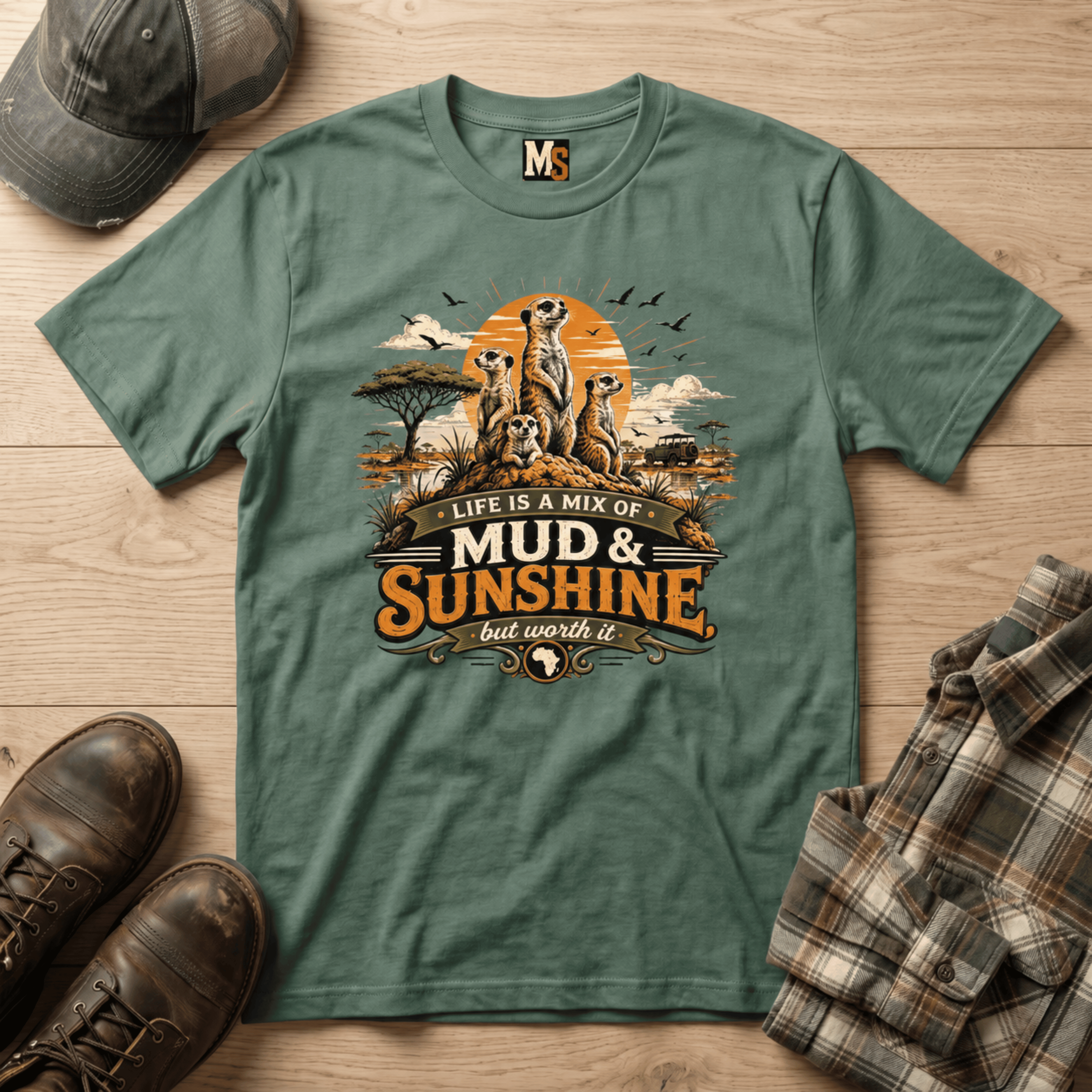 Life is a mix of Mud & Sunshine, but worth it T-shirt