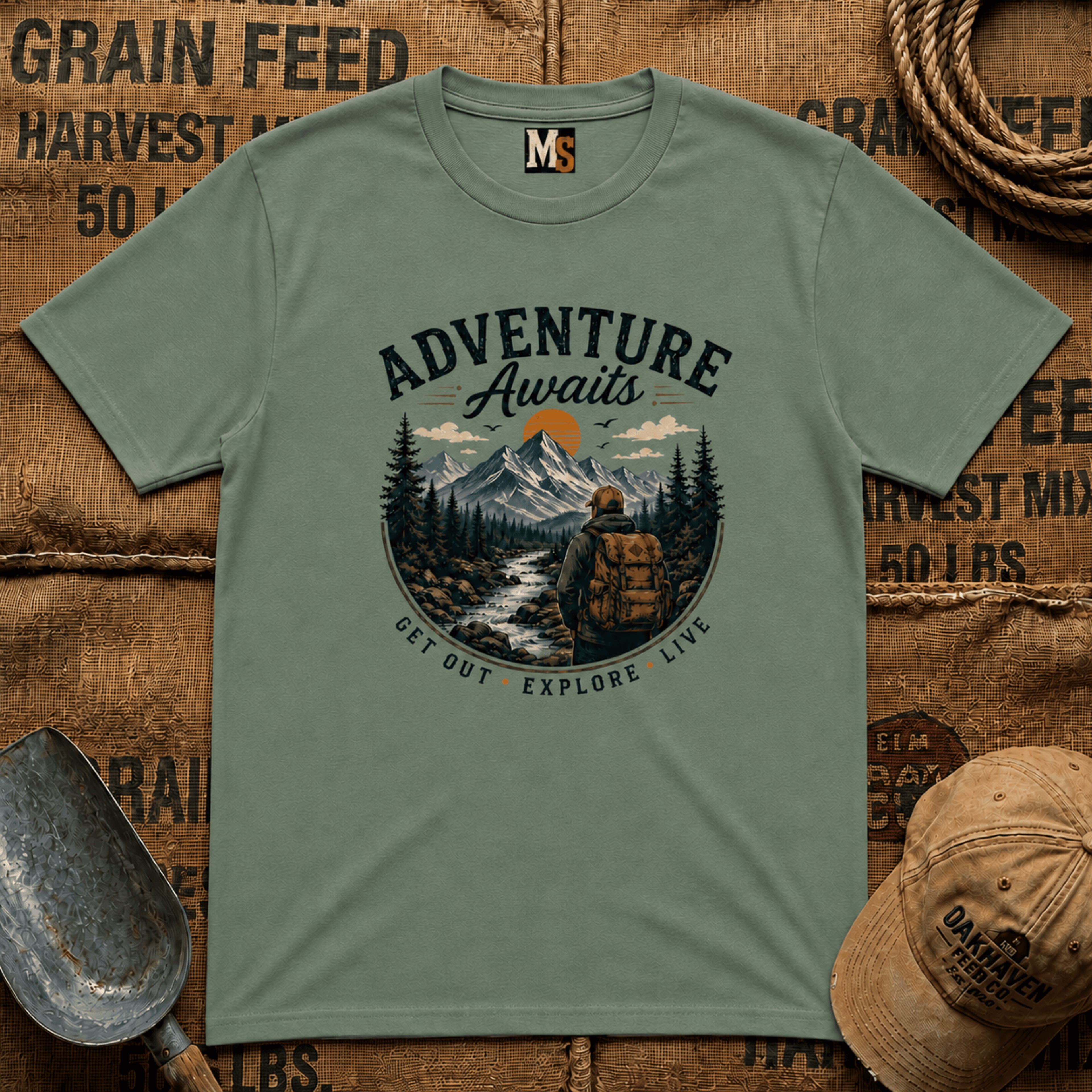 Adventure awaits - explore T-shirt