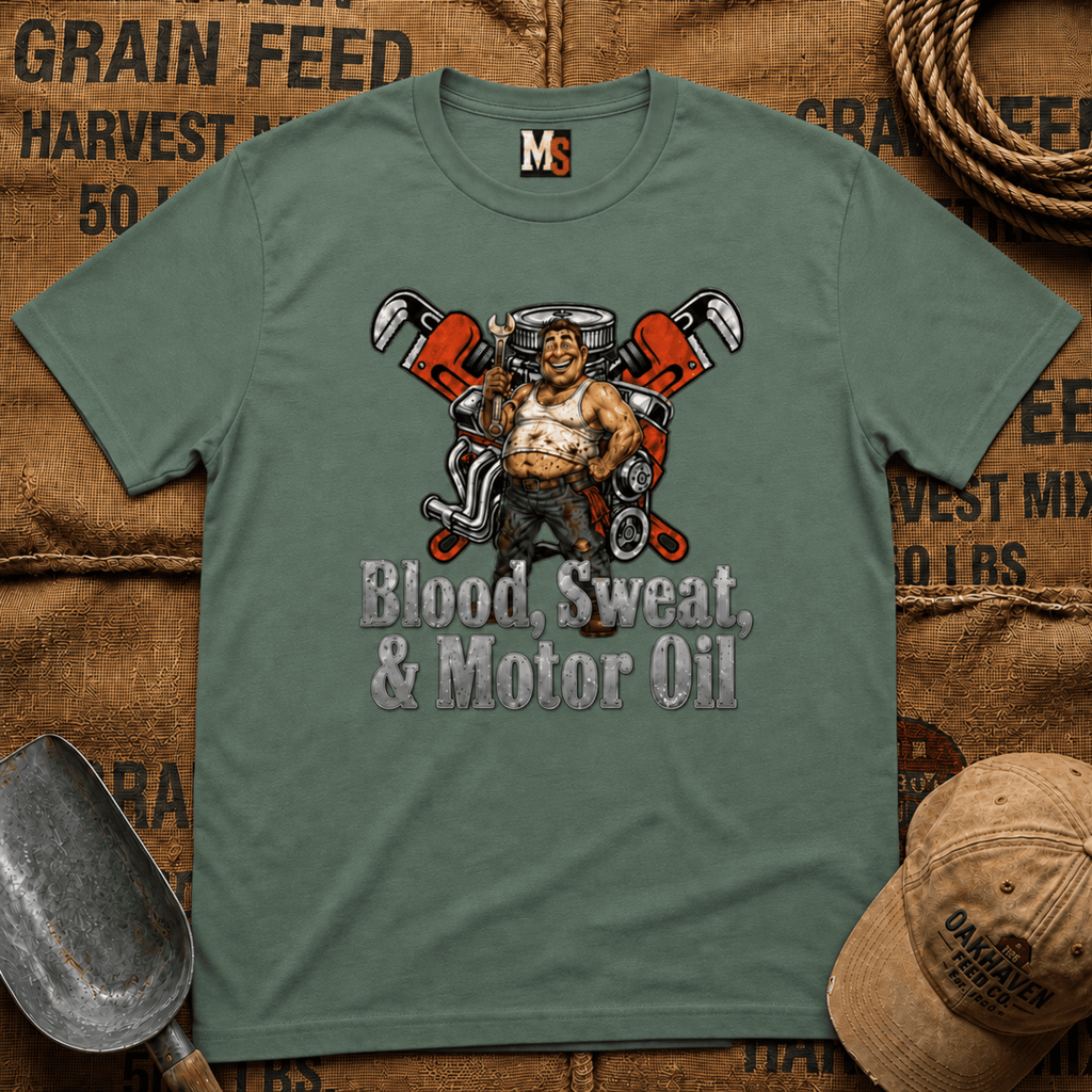 Blood, Sweat & Motor Oil T-shirt