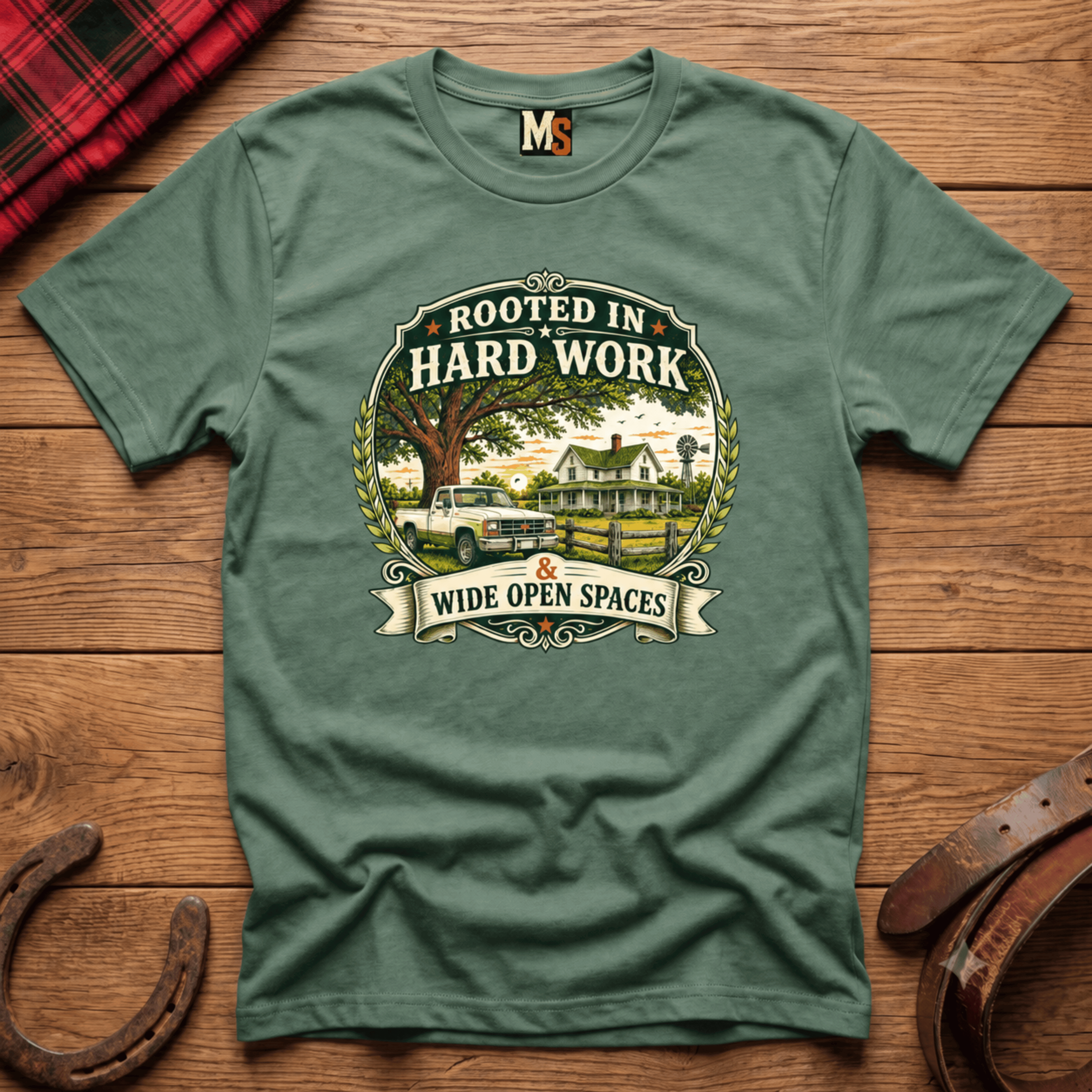 Rooted in hard work T-shirt