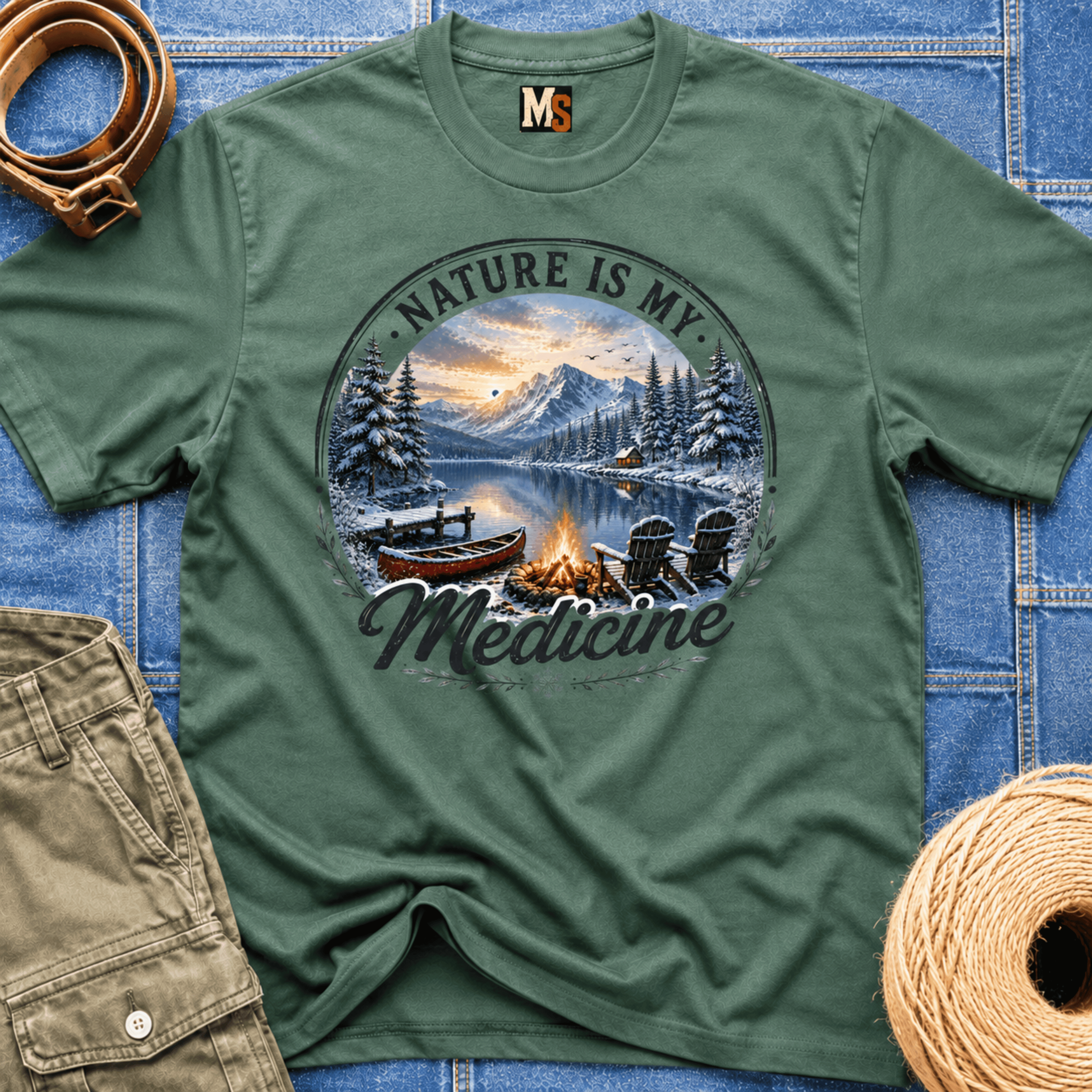 Nature is my Medicine - Winter T-shirt