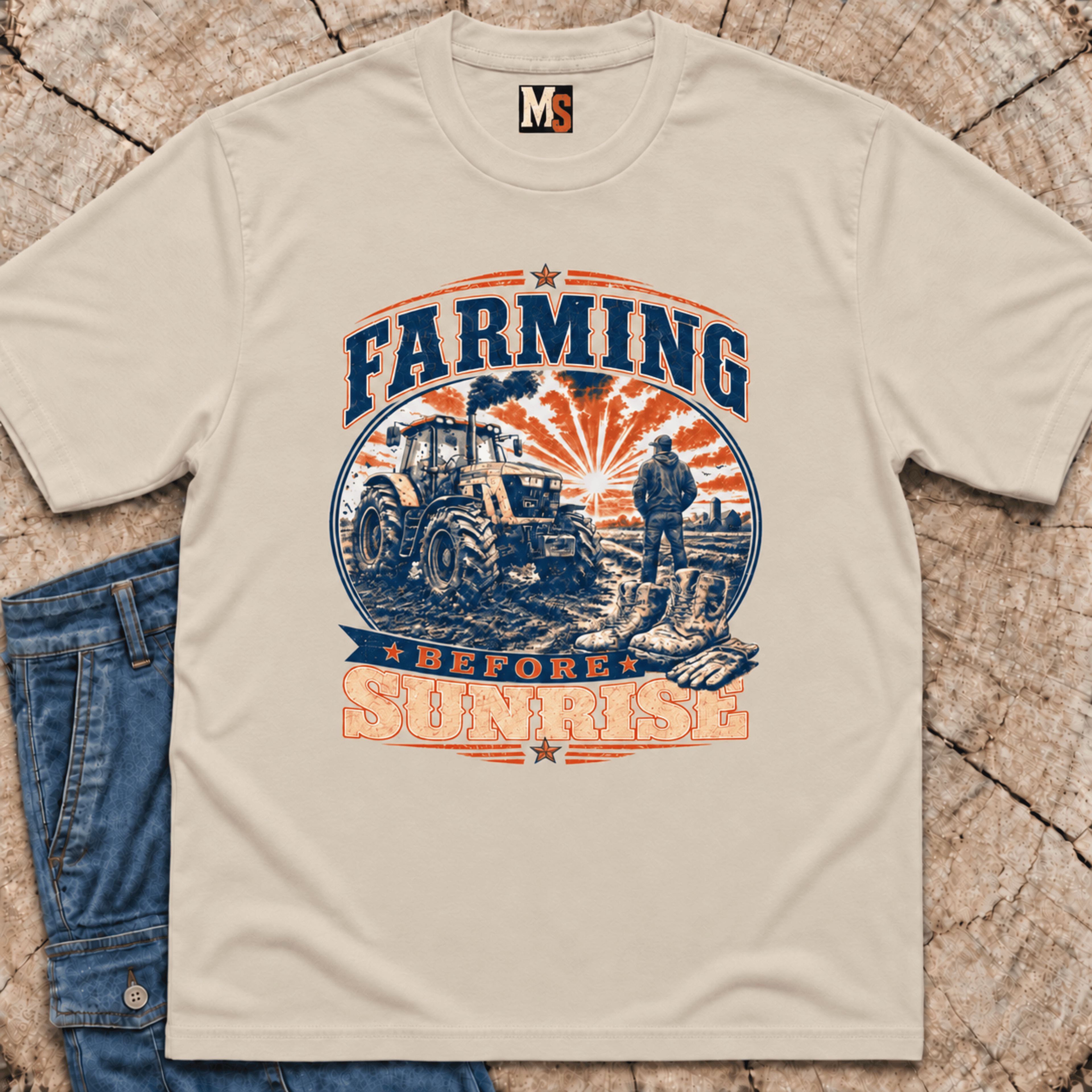 Farming before Sunrise T-Shirt