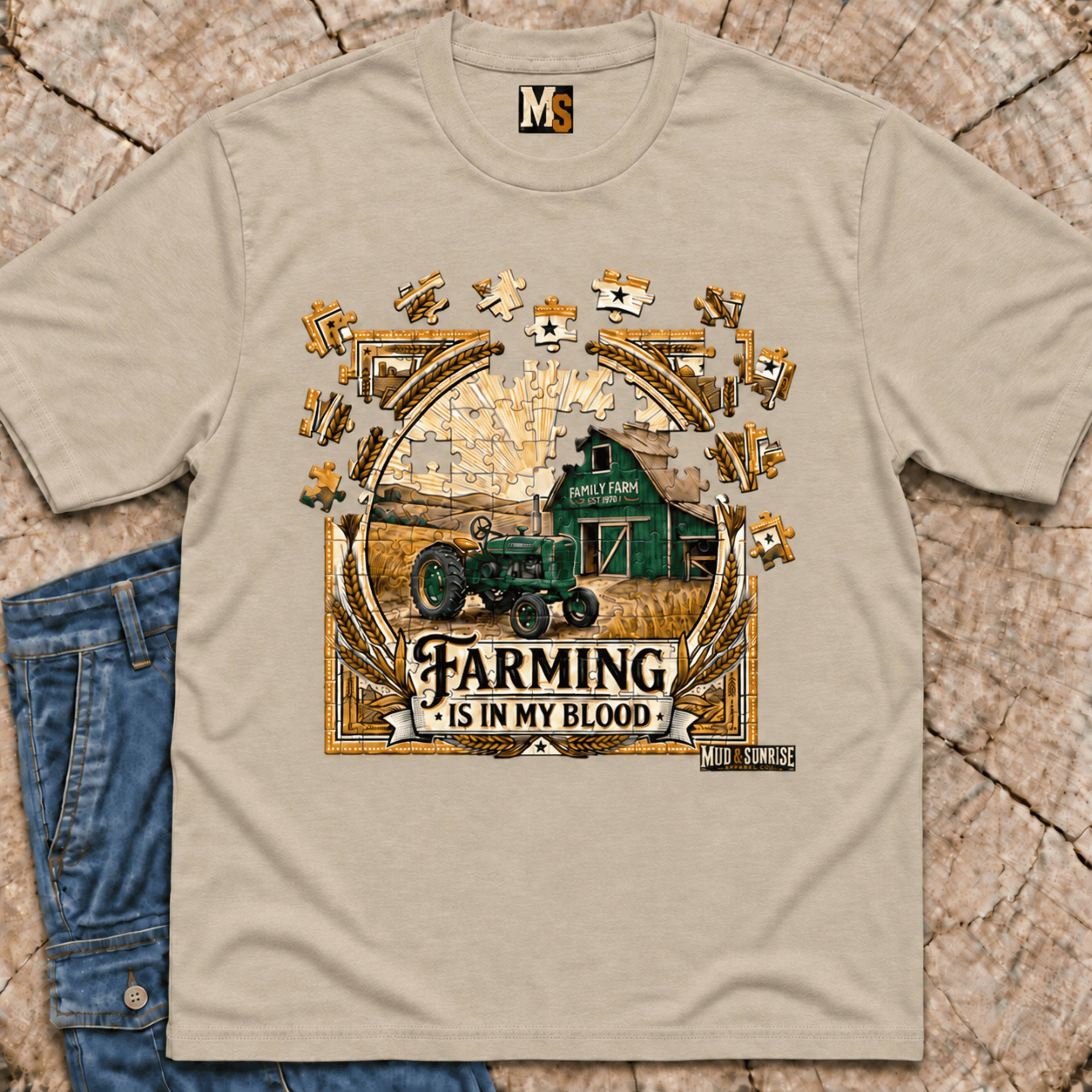 Farming is in my blood T-shirt