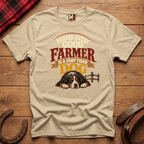 Behind every good farmer is a very tired dog T-shirt