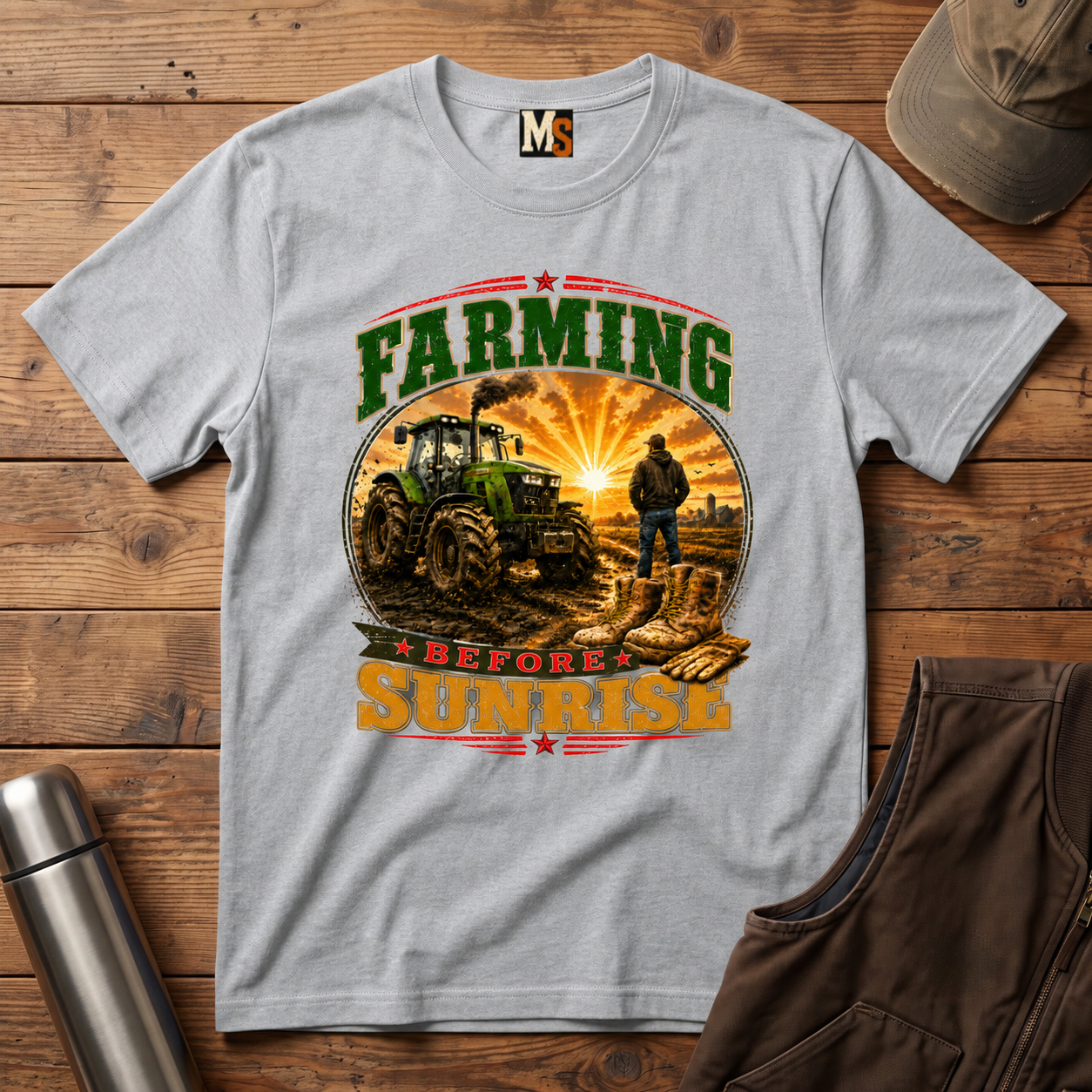 Farming before Sunrise T-Shirt