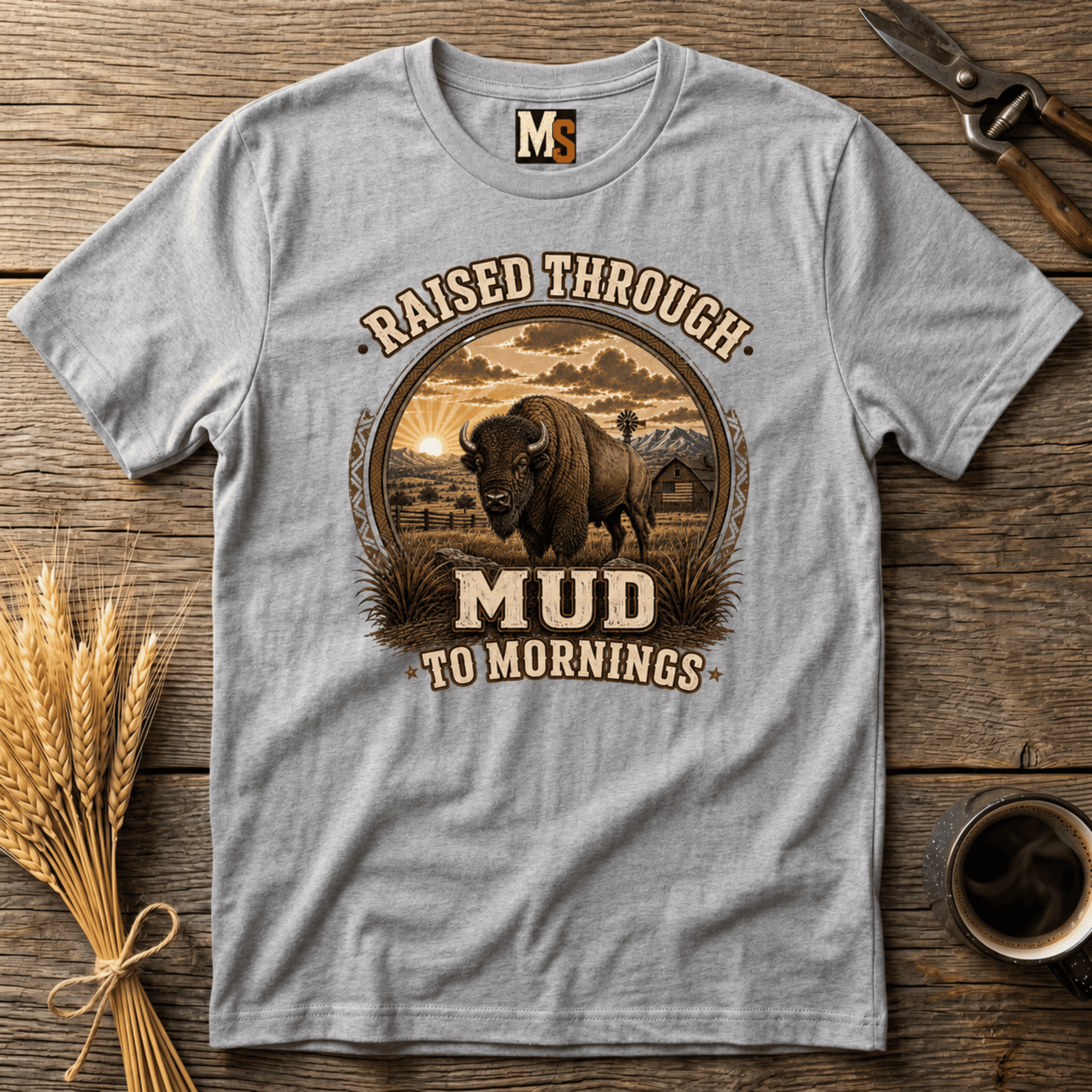 Raised through Mud to Mornings T-shirt