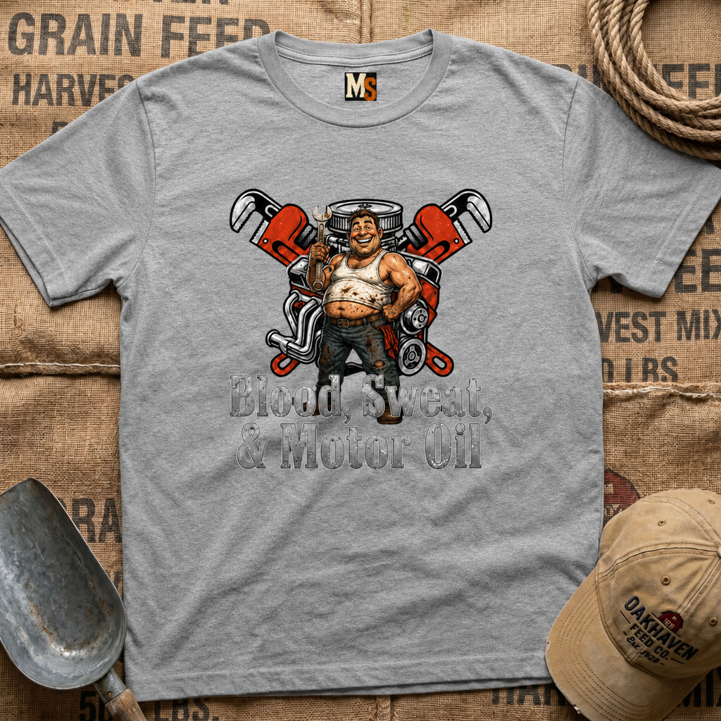 Blood, Sweat & Motor Oil T-shirt