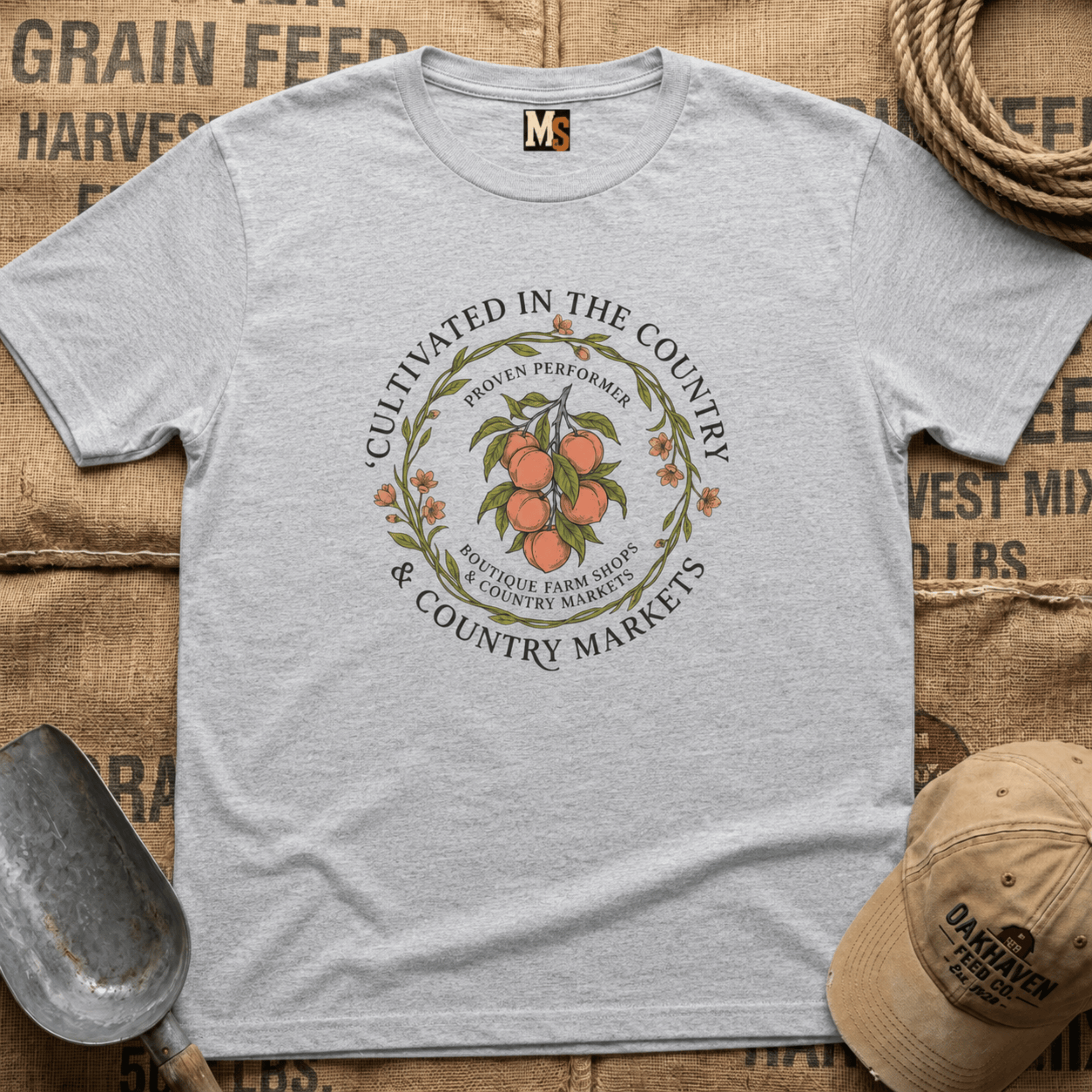 Cultivated in the country & Country Markets T-shirt
