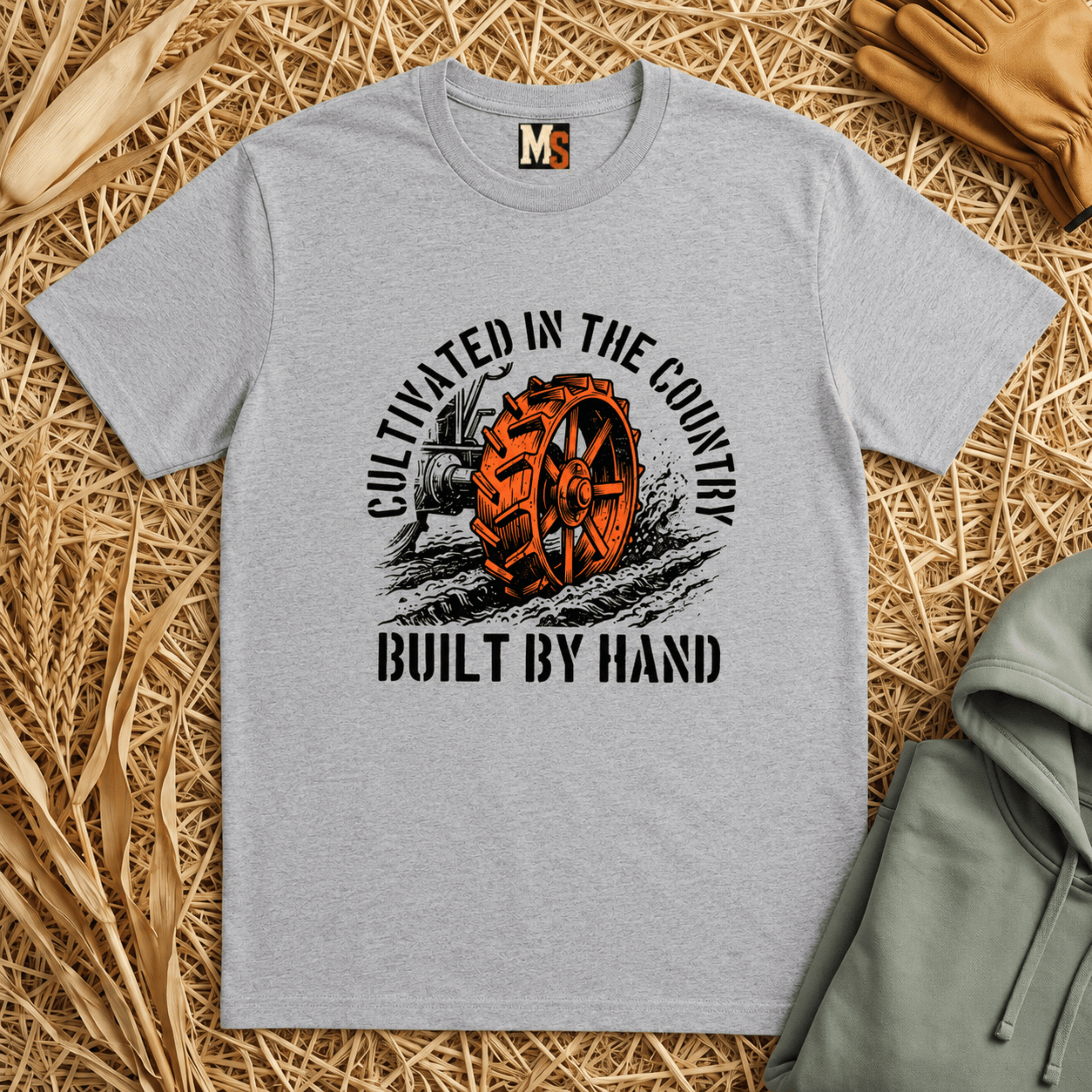 Cultivated in the Country — Built by Hand Vintage Tractor Tee