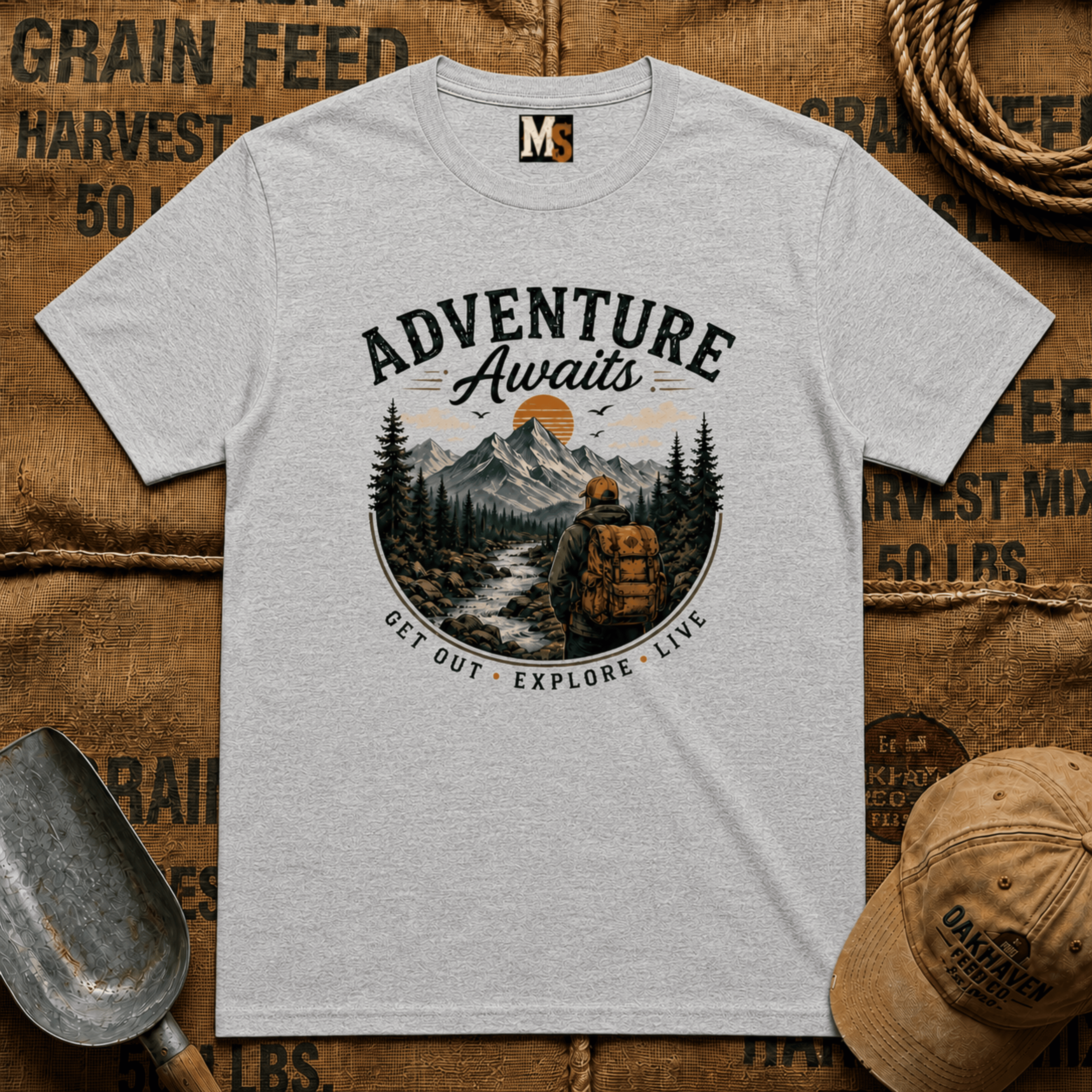 Adventure awaits - explore T-shirt