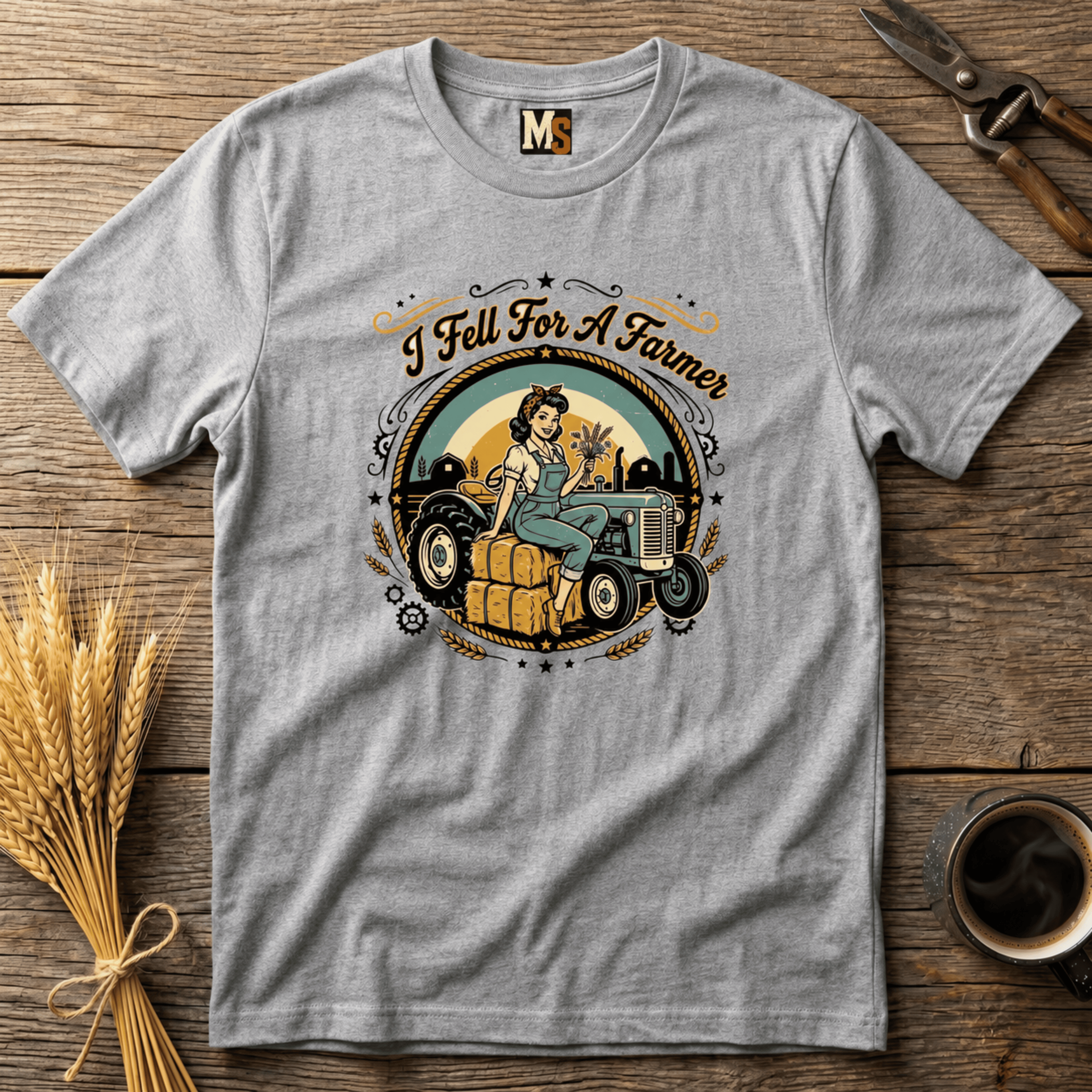 I Fell for a Farmer T-shirt