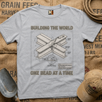 Building the World - one bead at a time -shirt