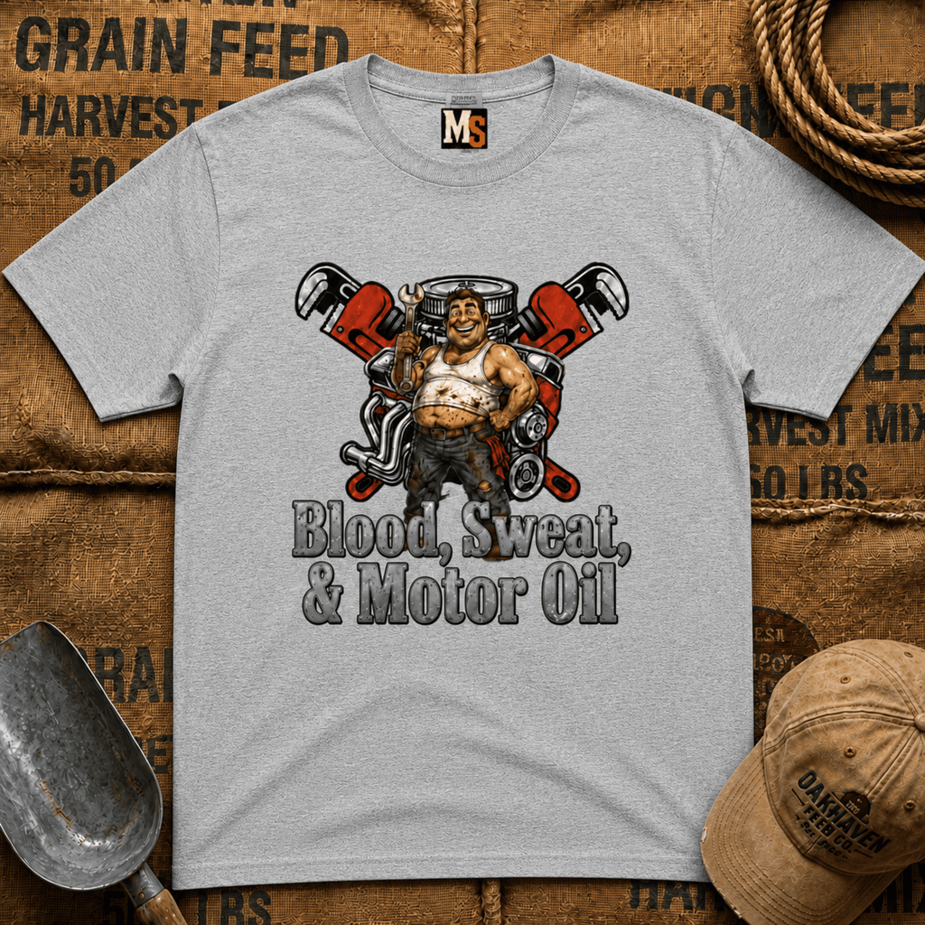 Blood, Sweat & Motor Oil T-shirt