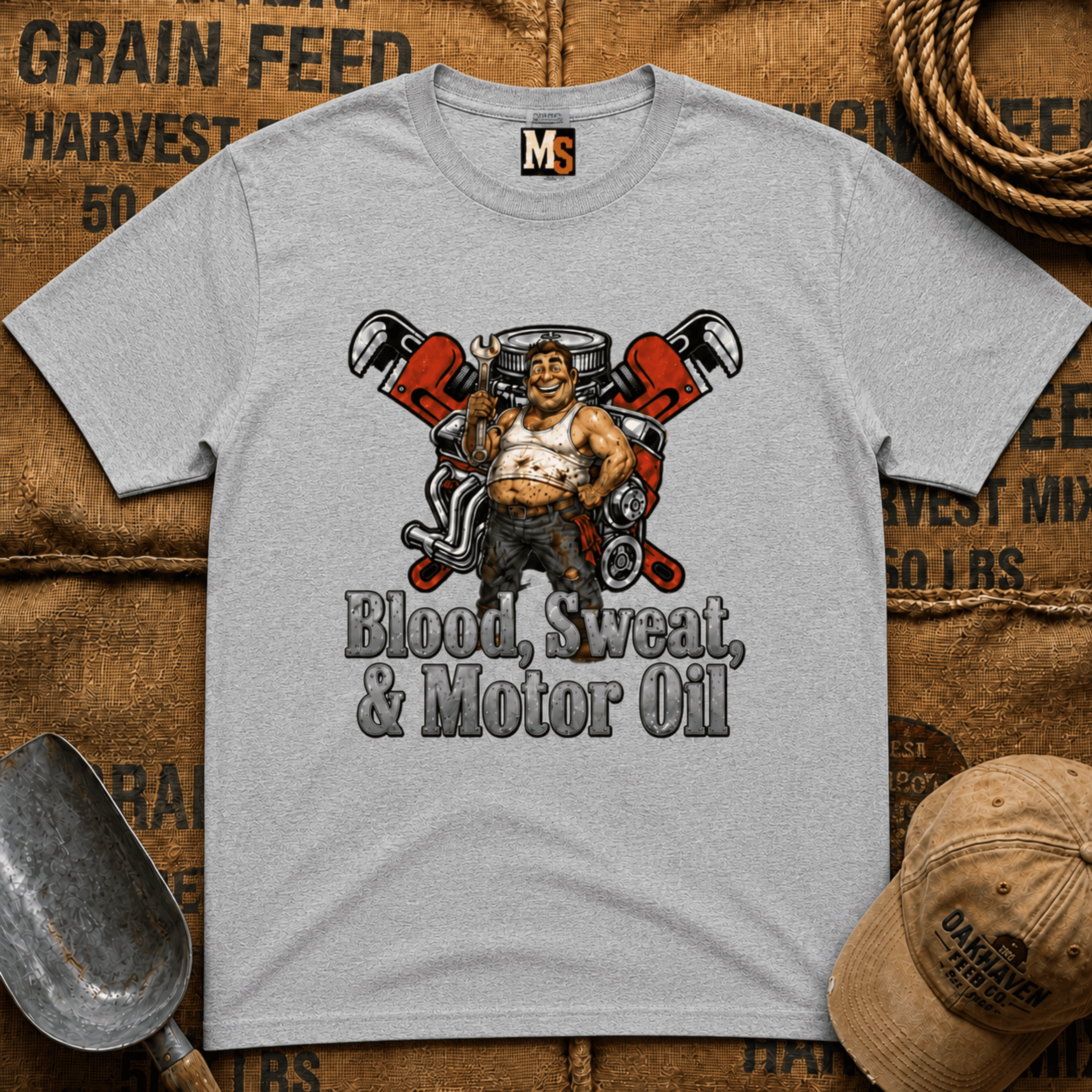 Blood, Sweat & Motor Oil T-shirt