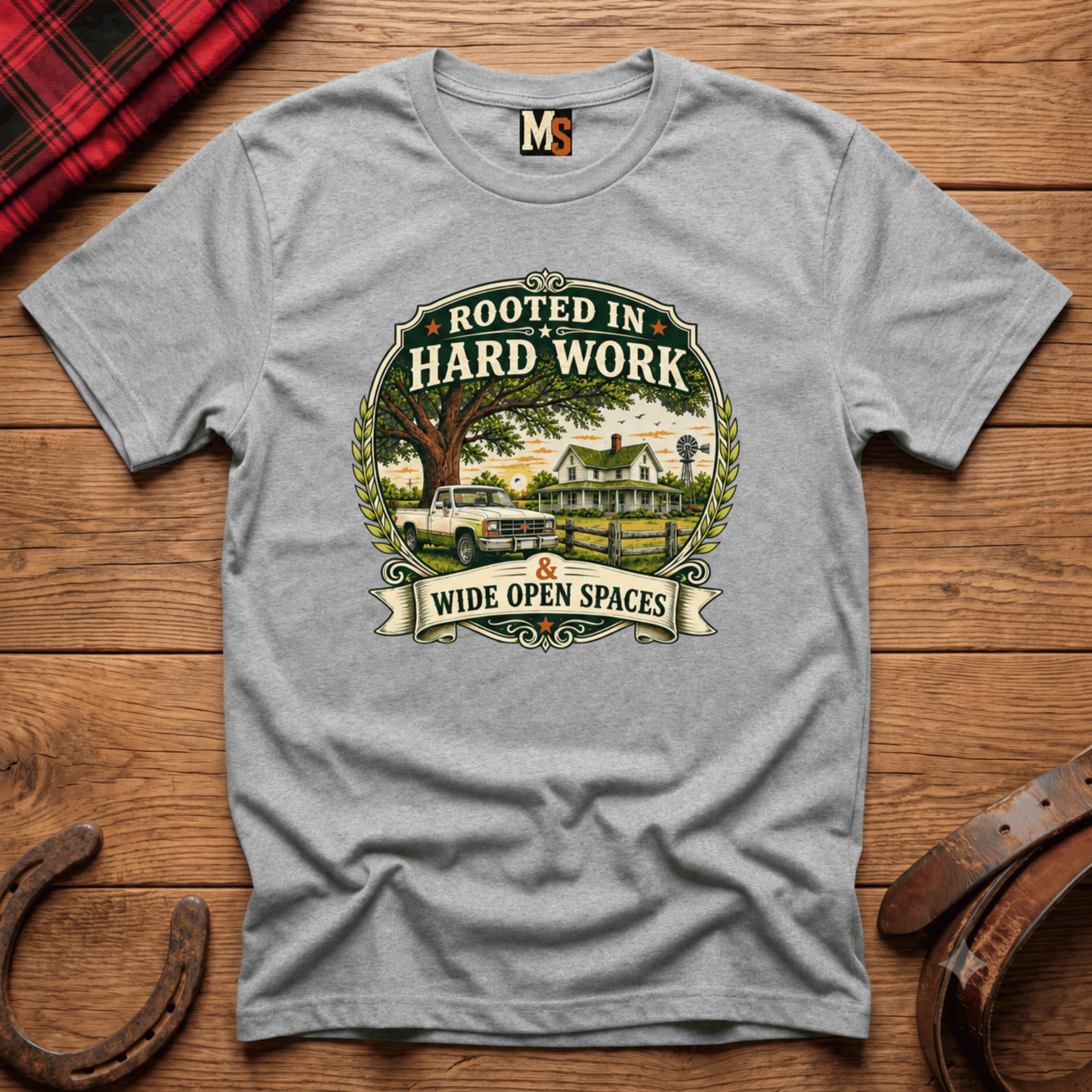 Rooted in hard work T-shirt