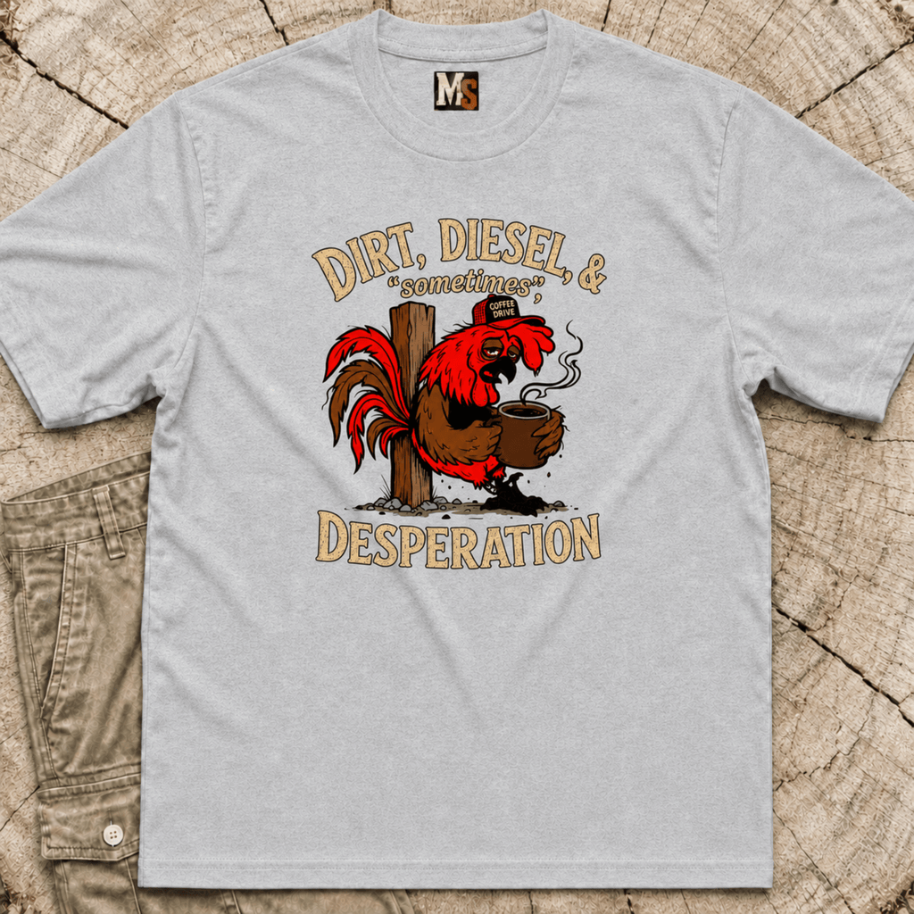 Dirt, Diesel & sometimes Desperation T-shirt