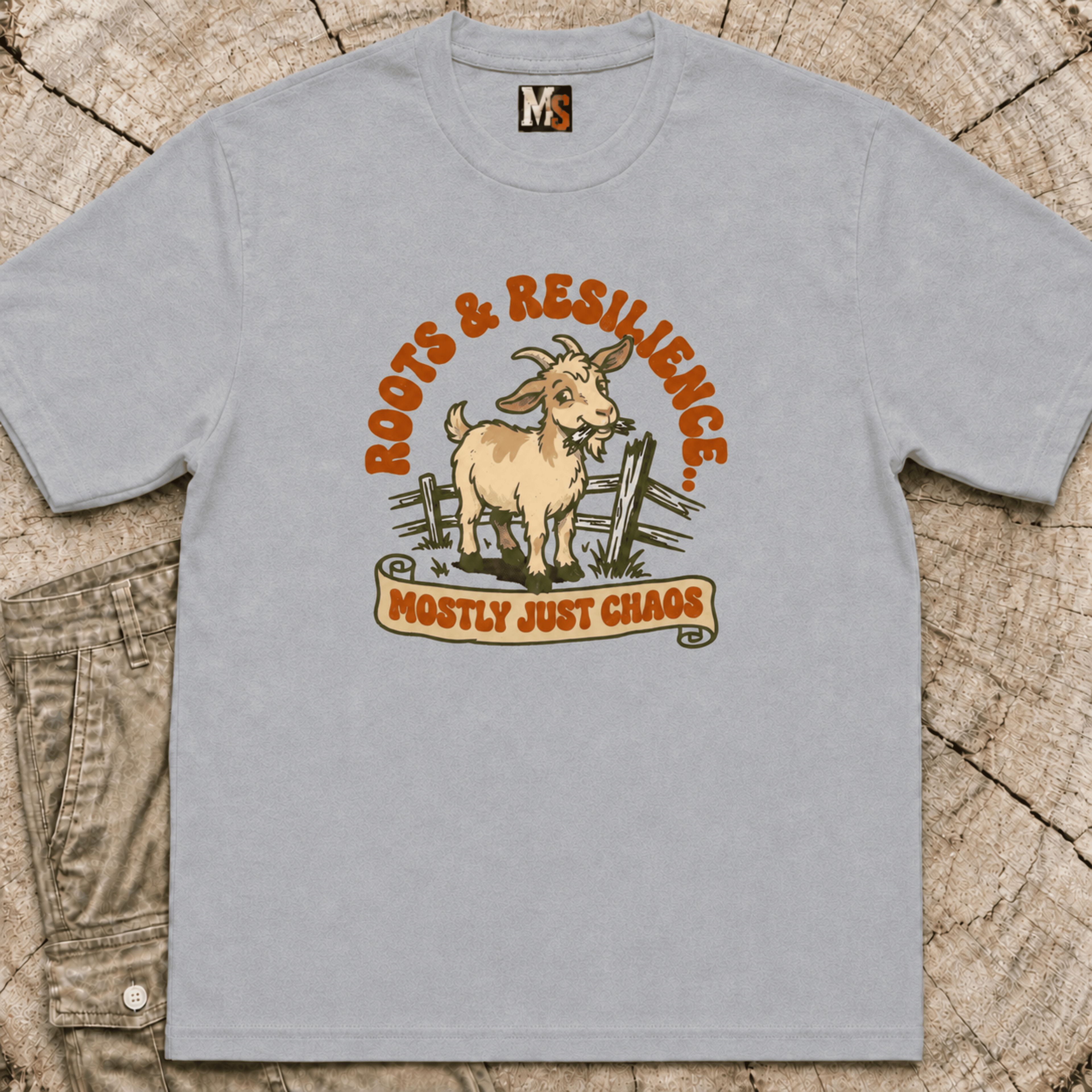 Roots & Resilience - mostly just chaos T-shirt
