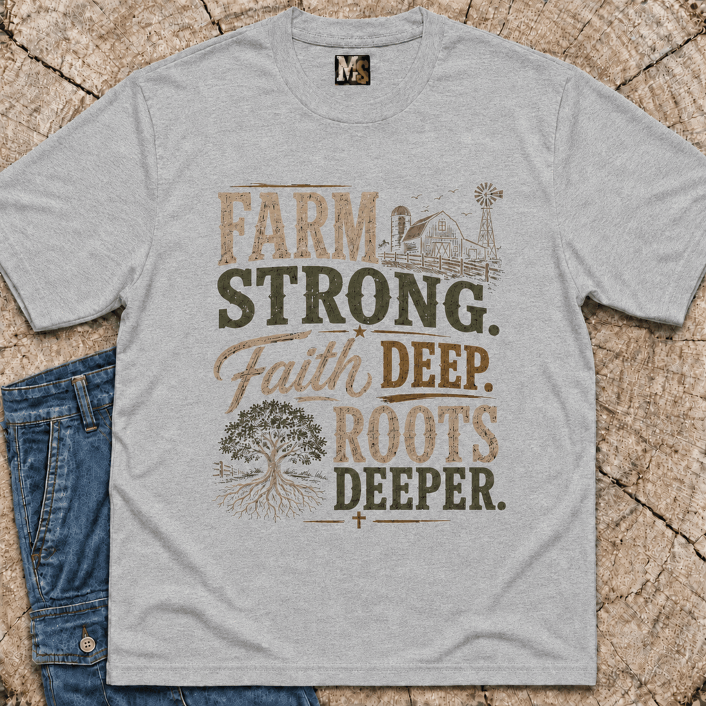 Farm Strong, Faith Deep T-shirt