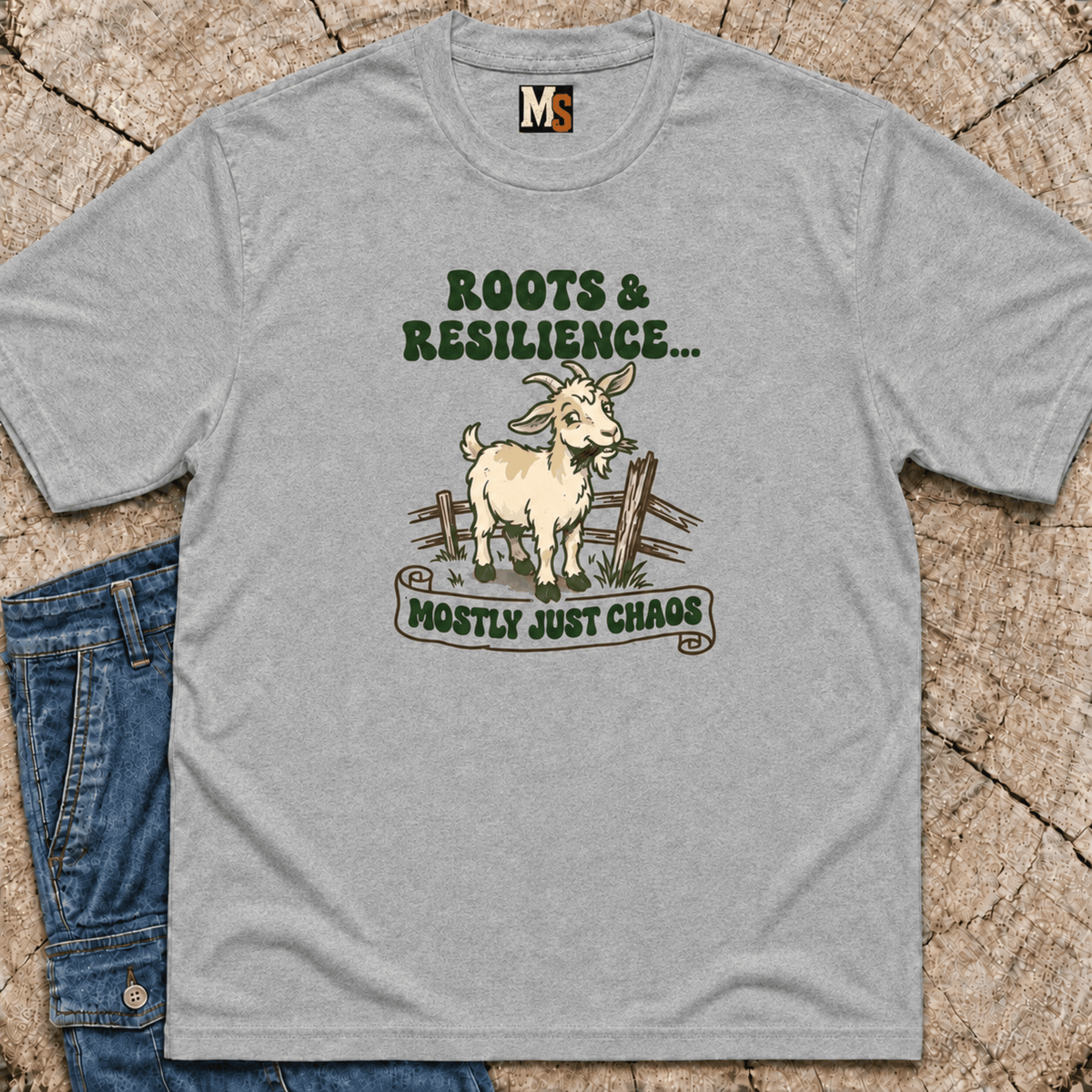 Roots & Resilience - mostly just chaos T-shirt