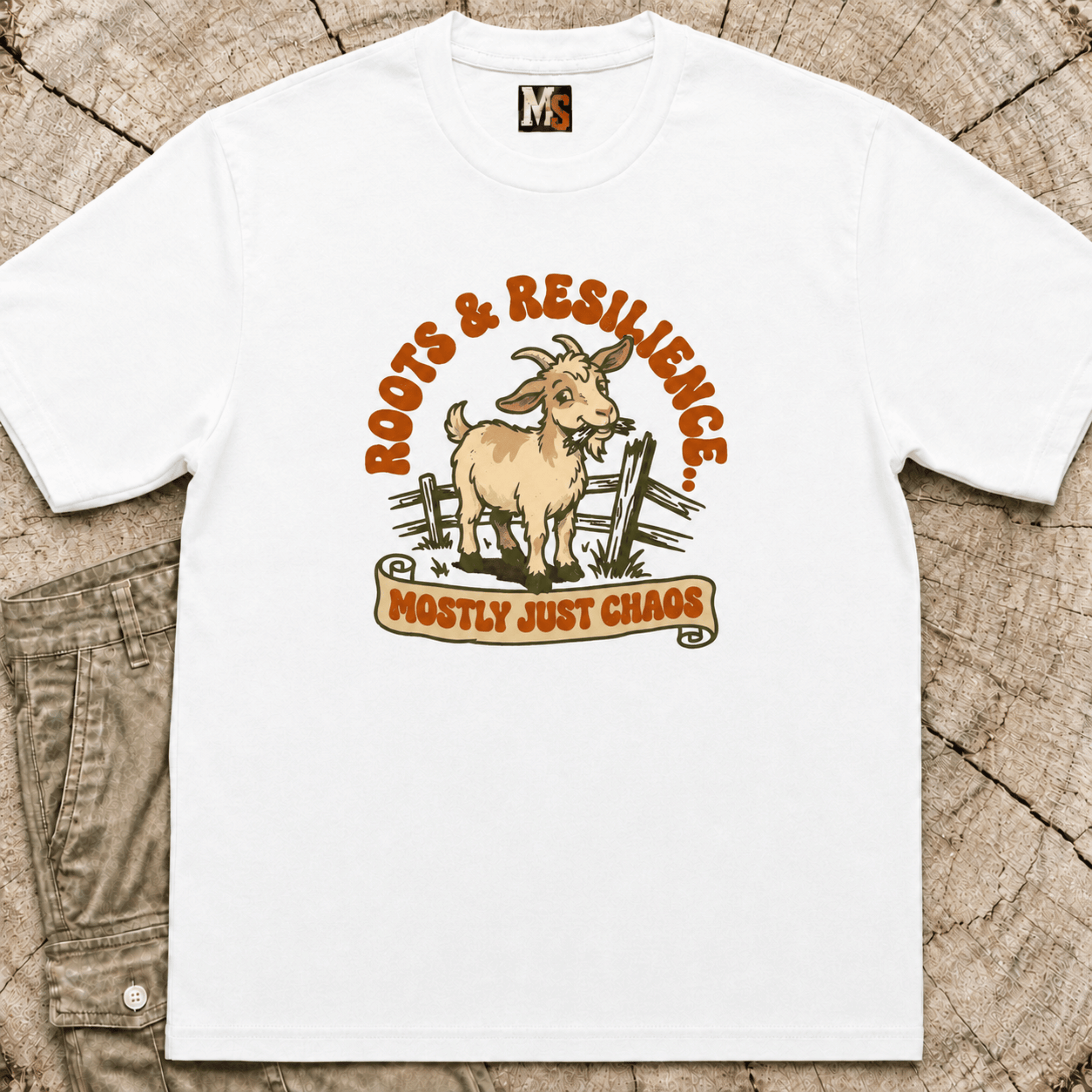 Roots & Resilience - mostly just chaos T-shirt