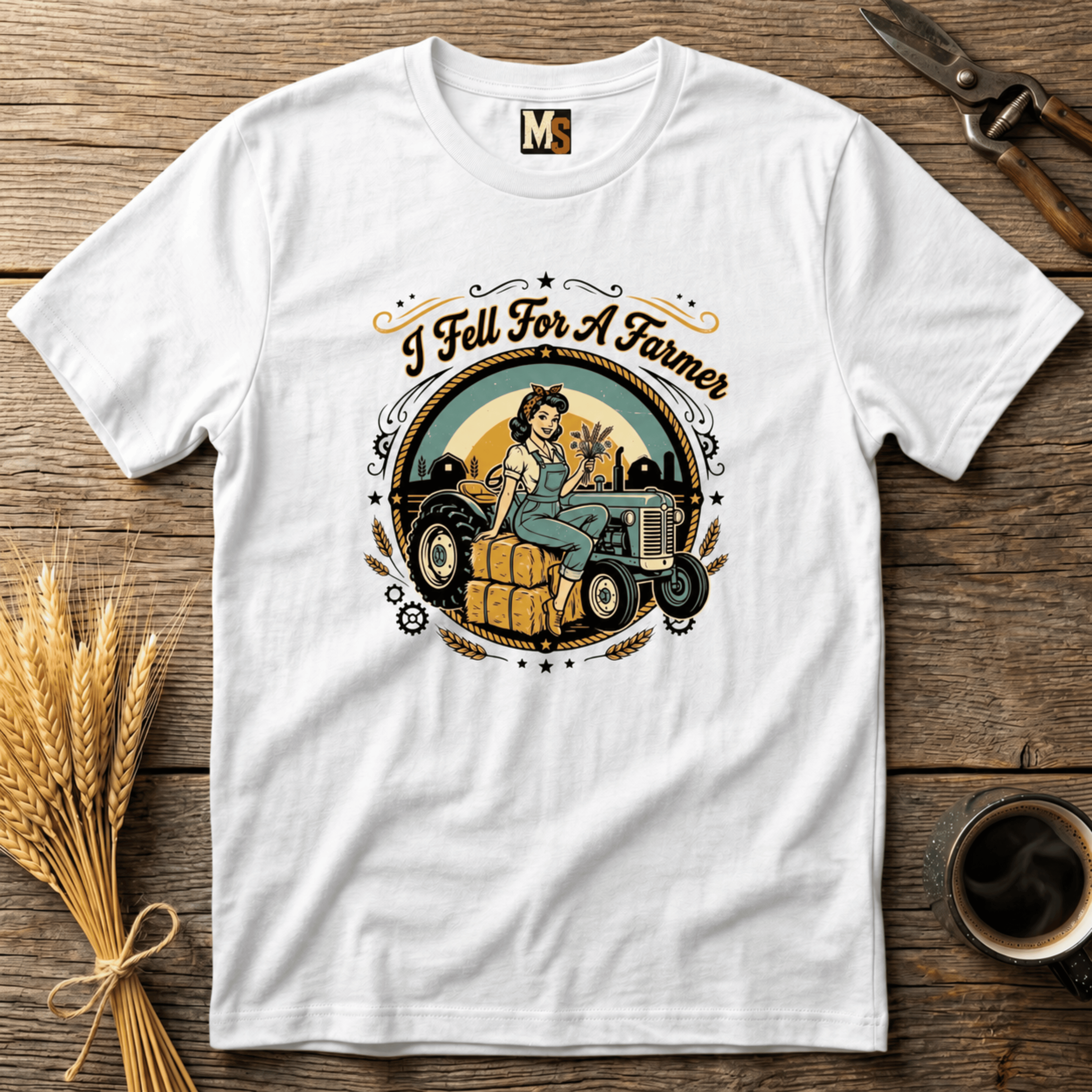 I Fell for a Farmer T-shirt