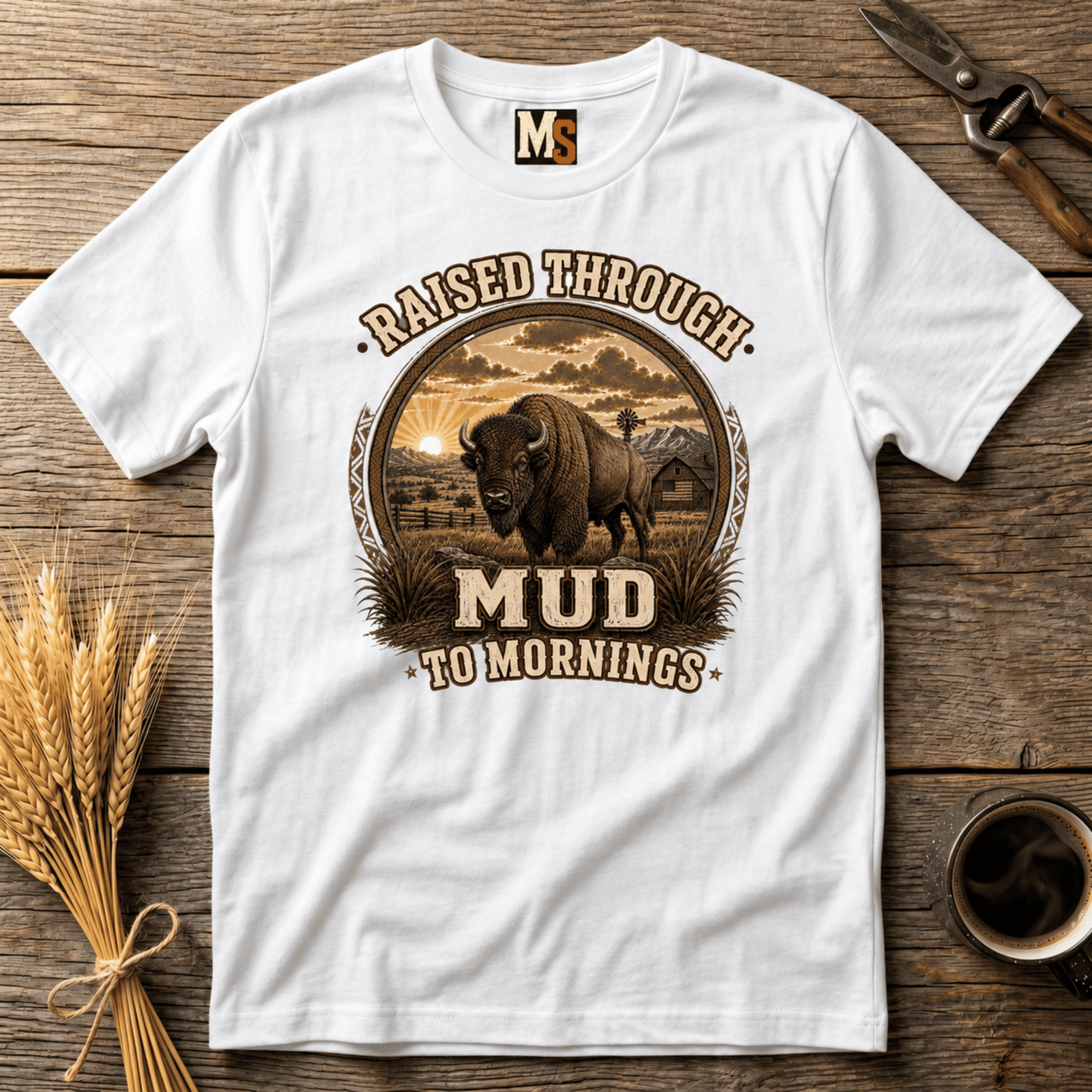 Raised through Mud to Mornings T-shirt