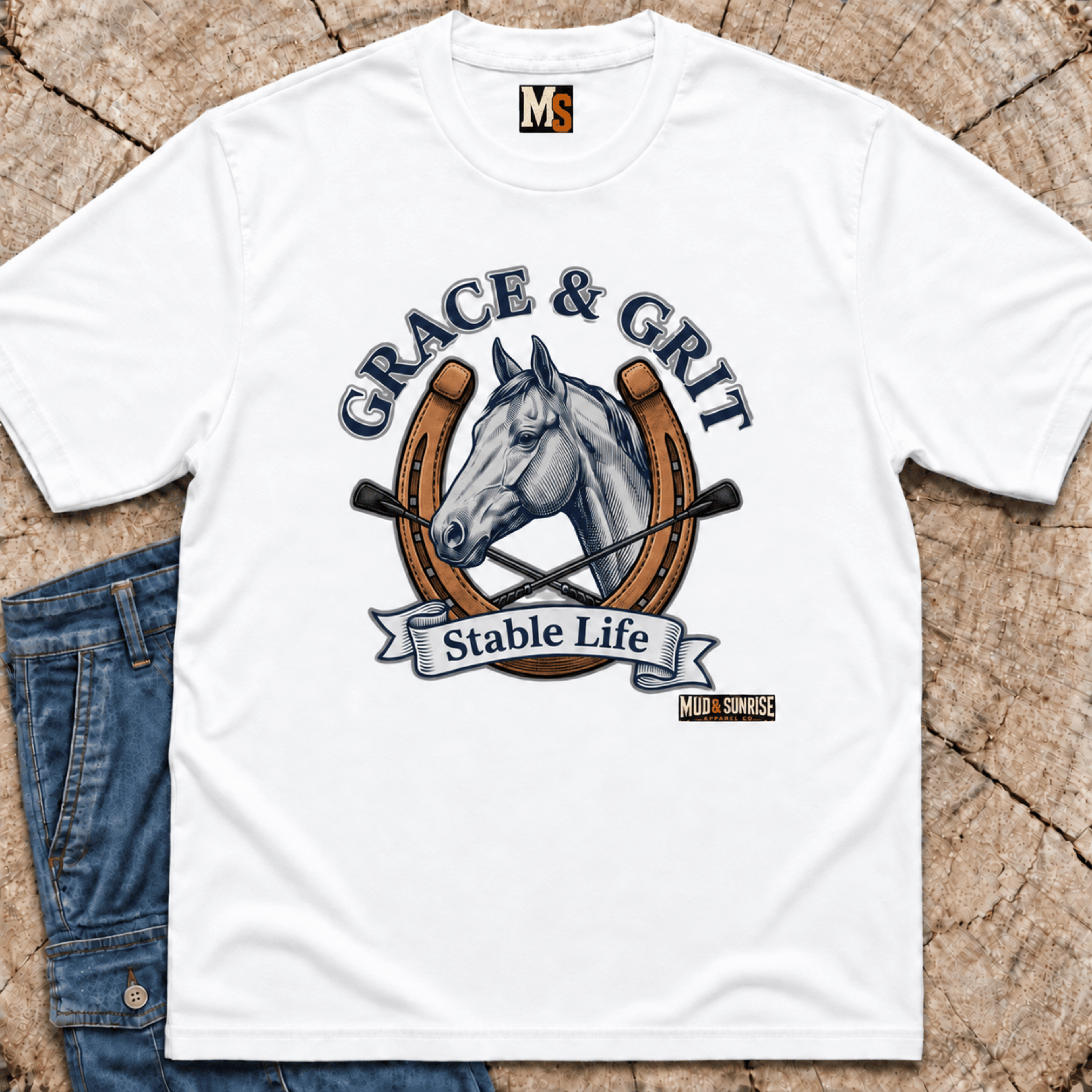 Grace & Grit - stable life T-shirt