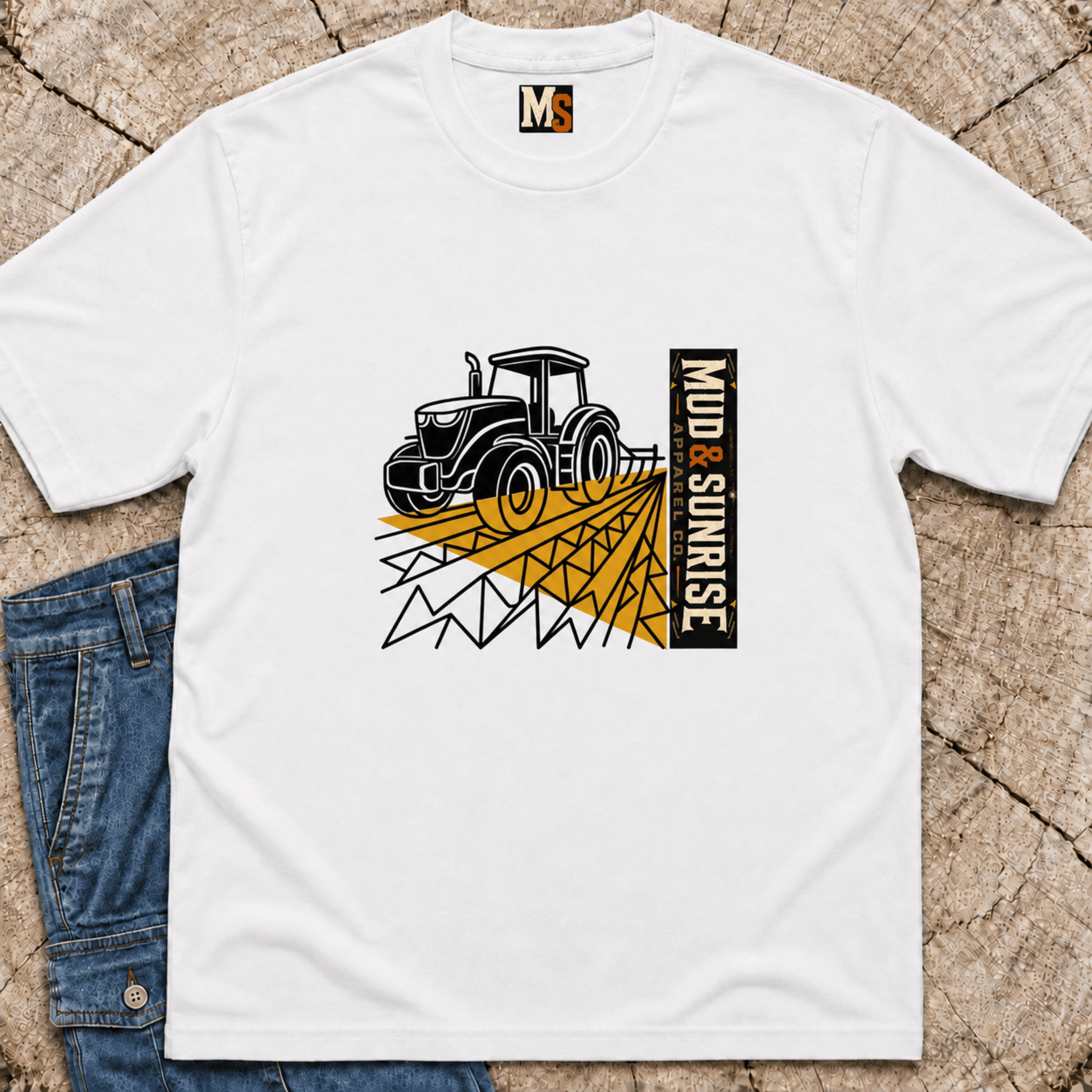 Tractor 'Mud & Sunrise' T‑Shirt