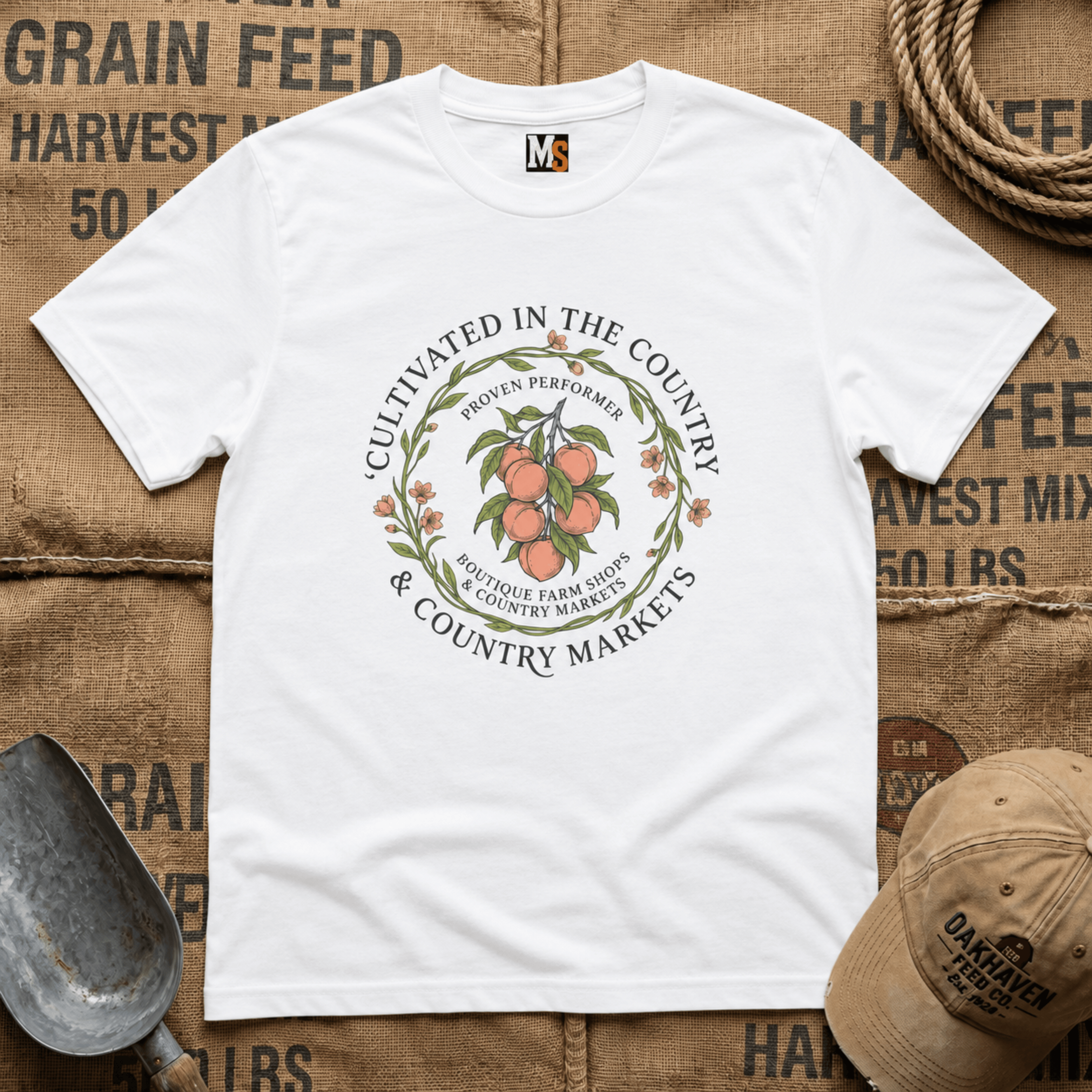 Cultivated in the country & Country Markets T-shirt