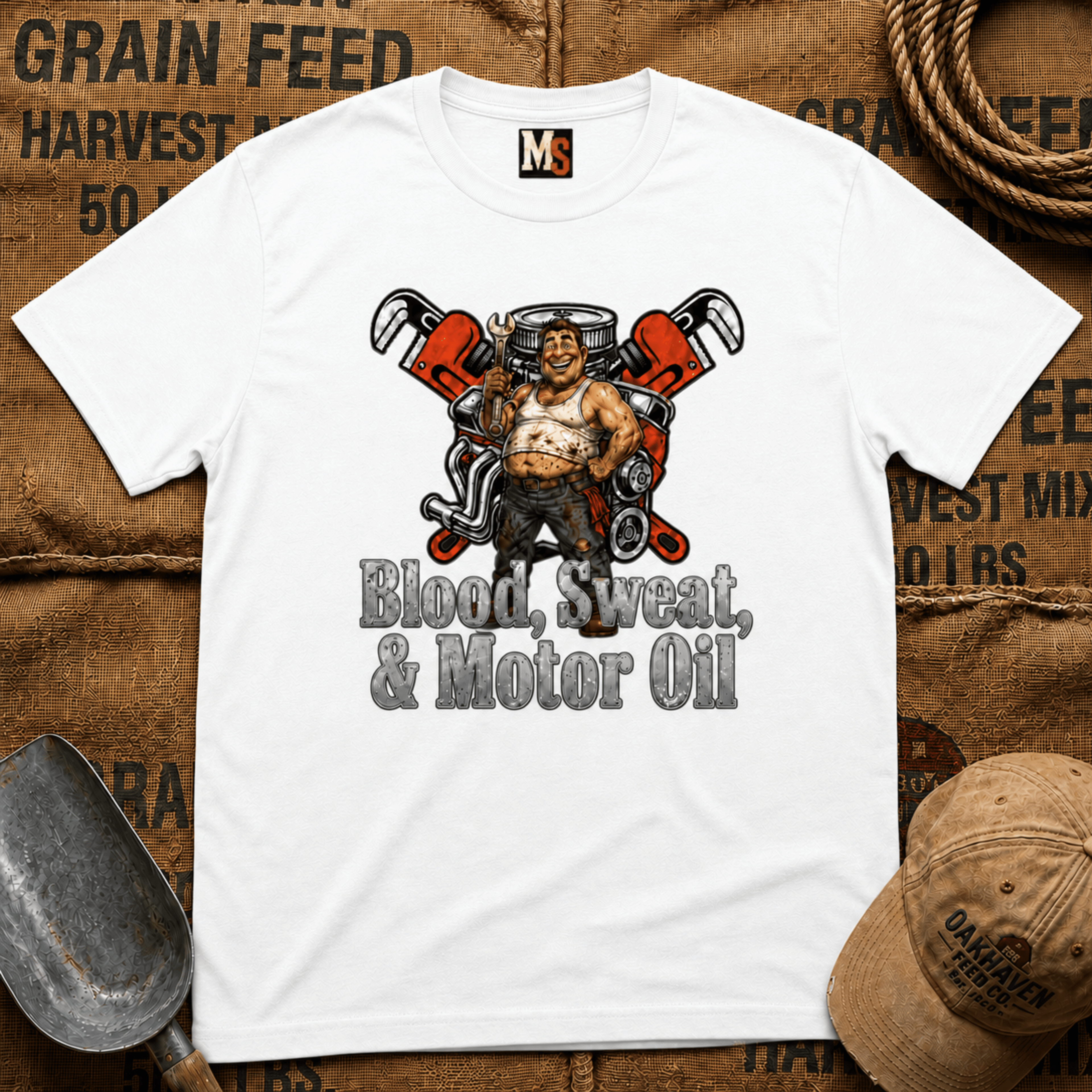 Blood, Sweat & Motor Oil T-shirt