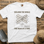 Building the World - one bead at a time -shirt