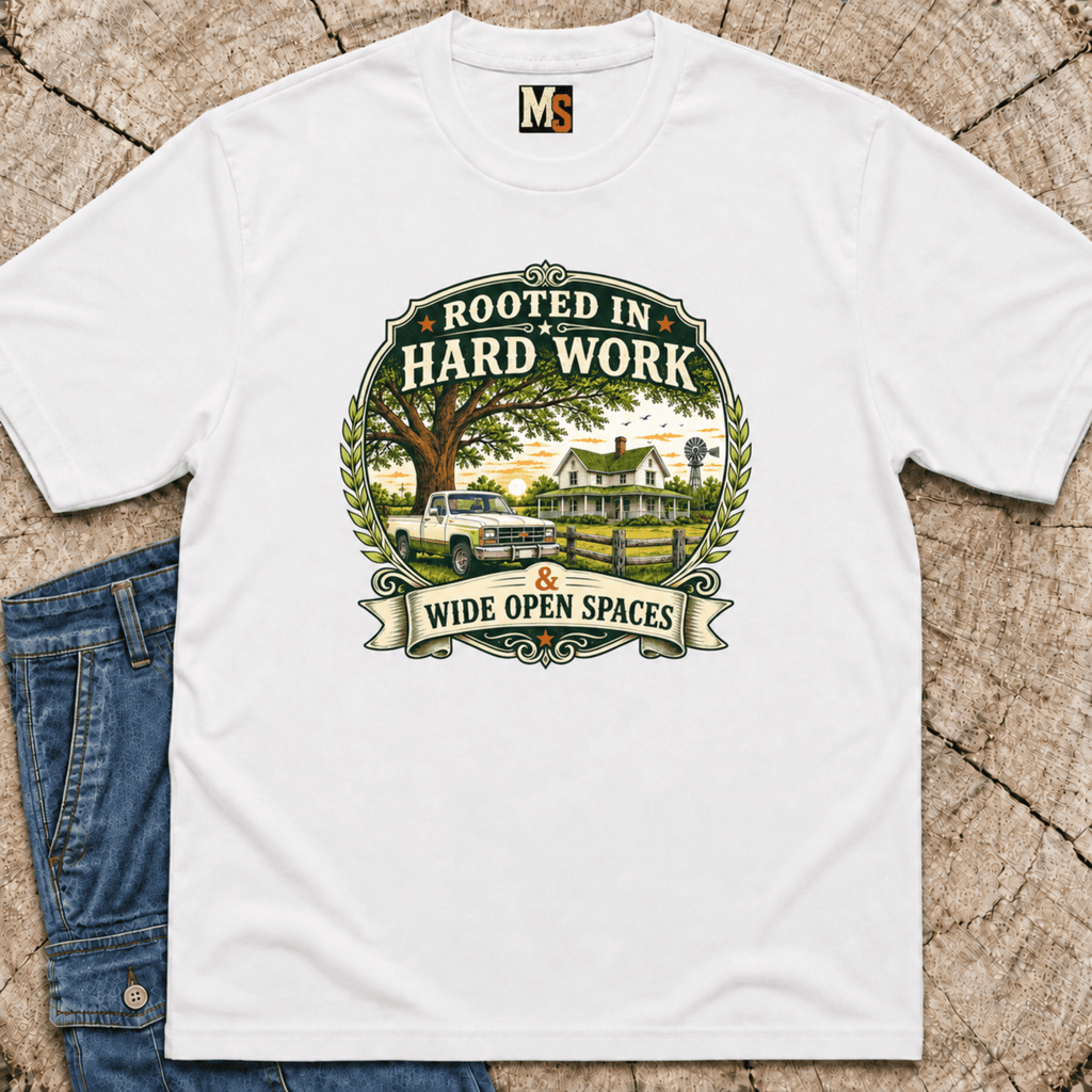 Rooted in hard work T-shirt