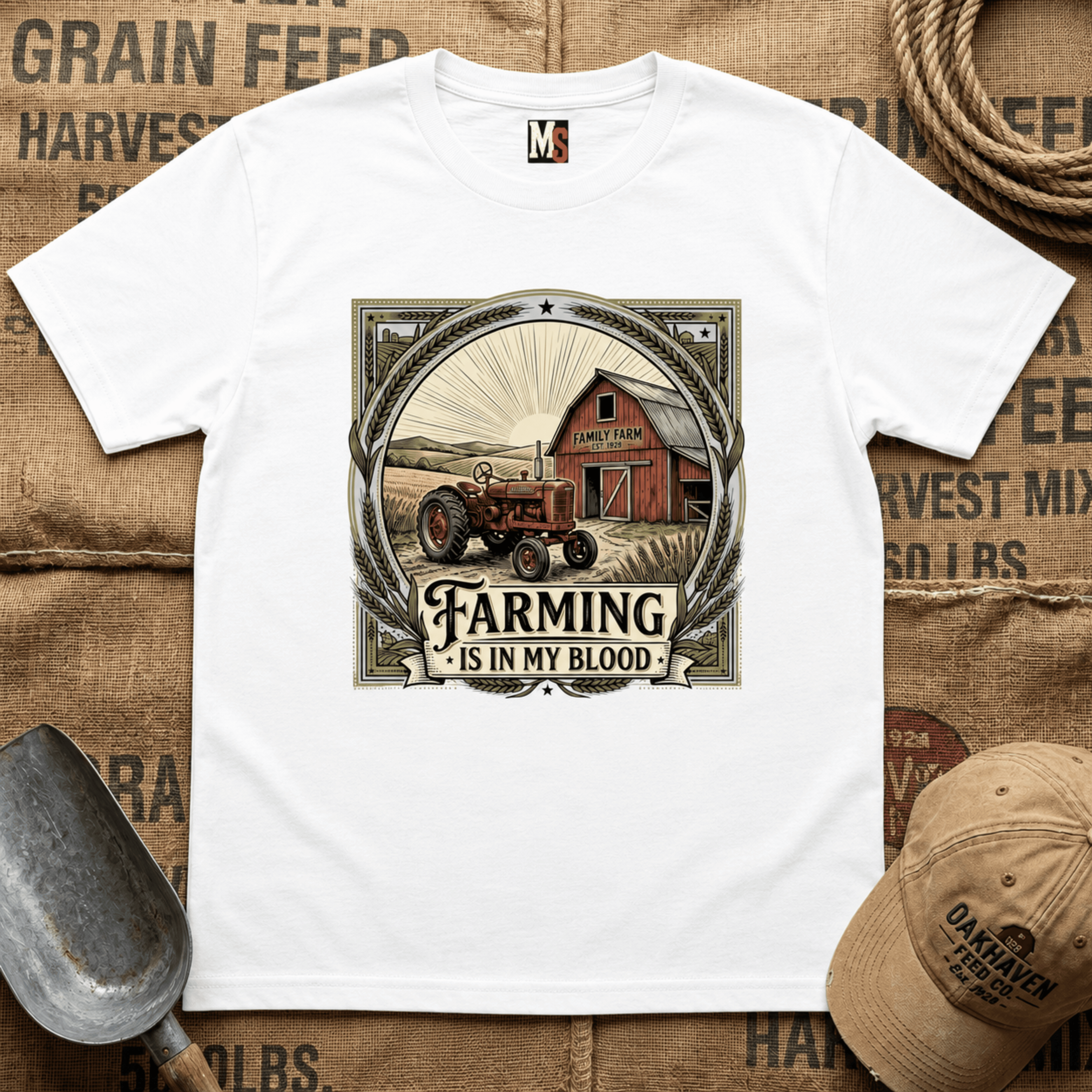 Farming is in my blood T-shirt