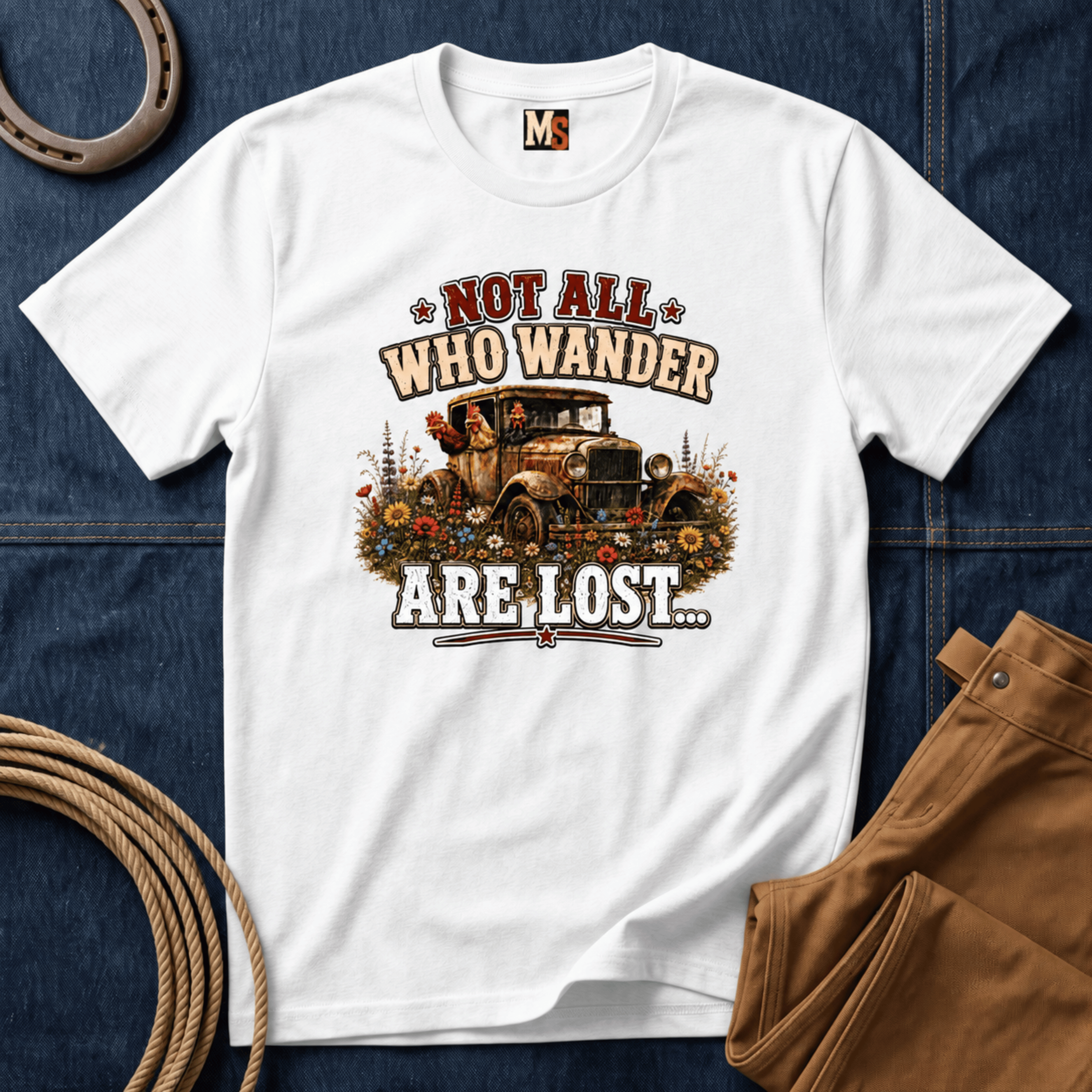 Not all who wander are lost T-shirt