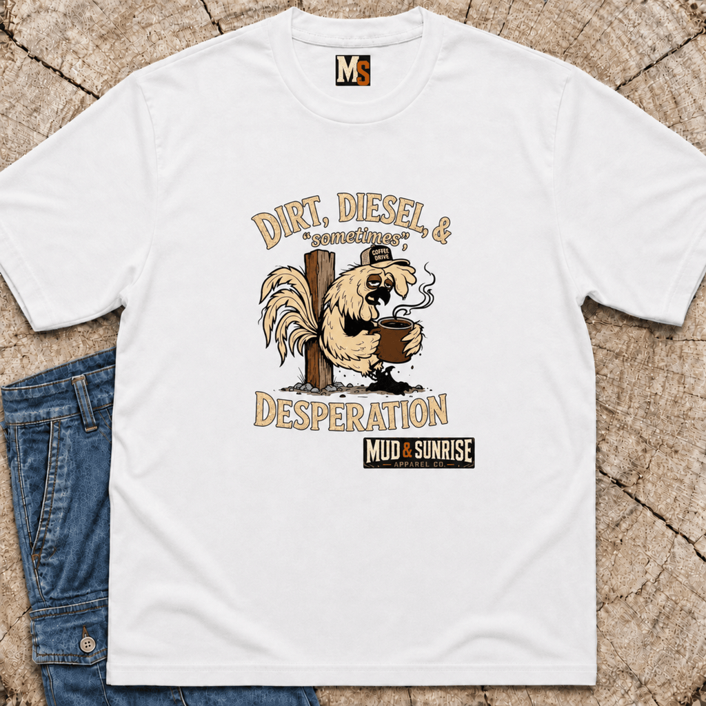 Dirt, Diesel & sometimes Desperation T-shirt