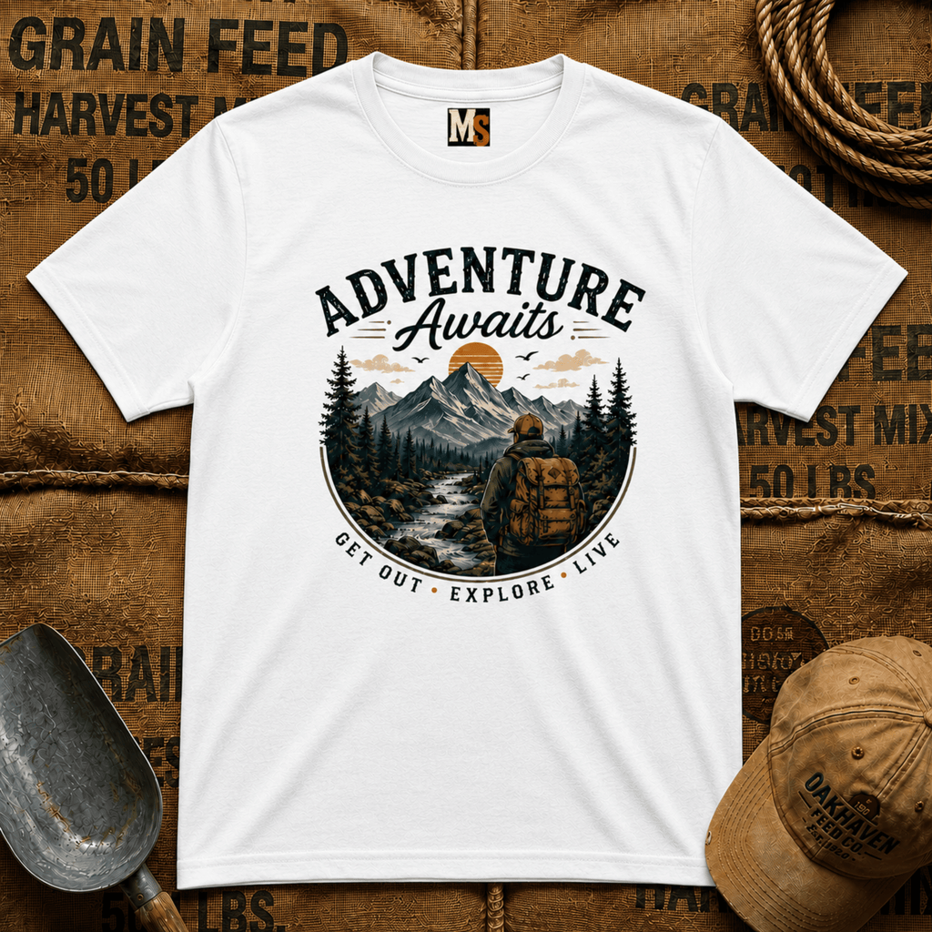 Adventure awaits - explore T-shirt
