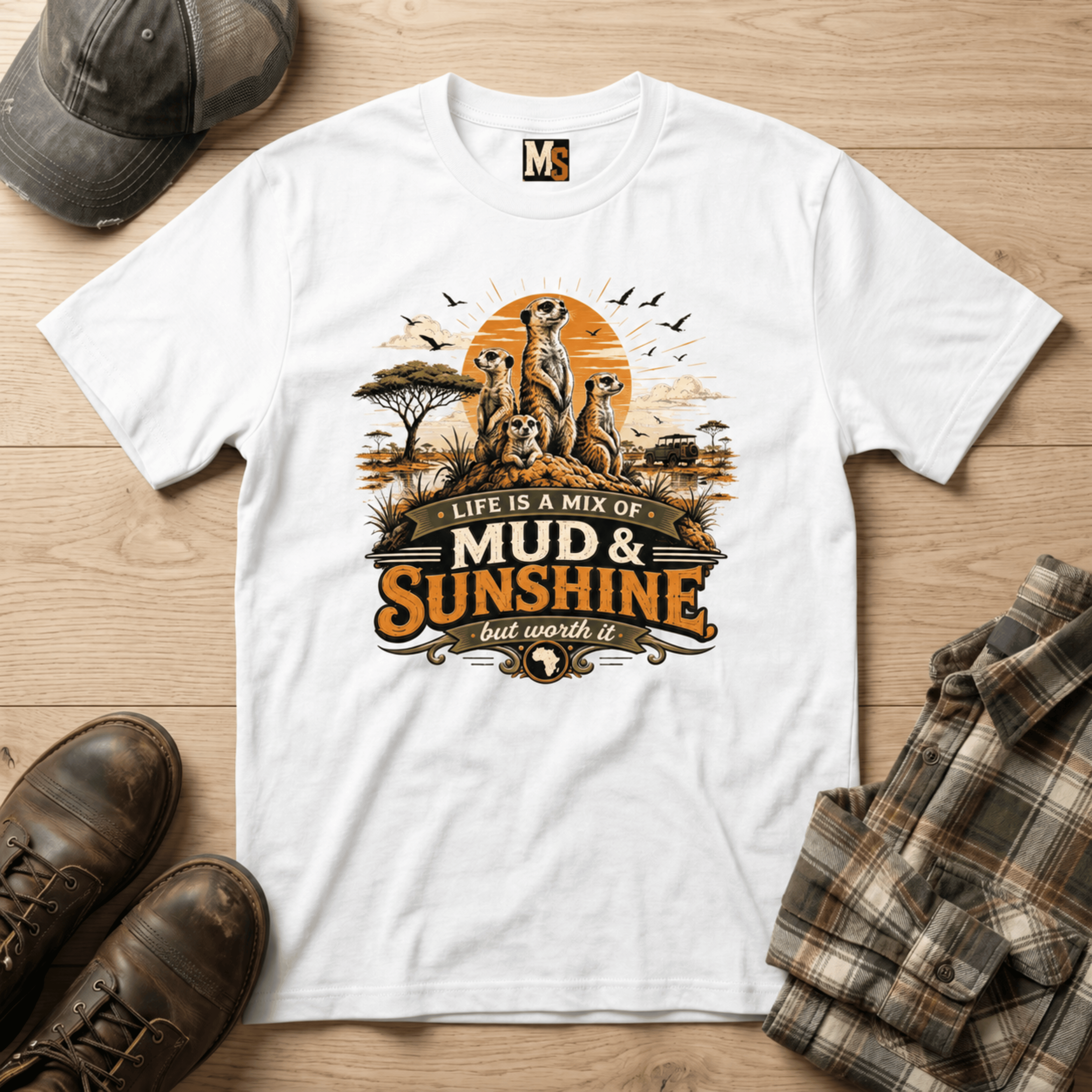 Life is a mix of Mud & Sunshine, but worth it T-shirt