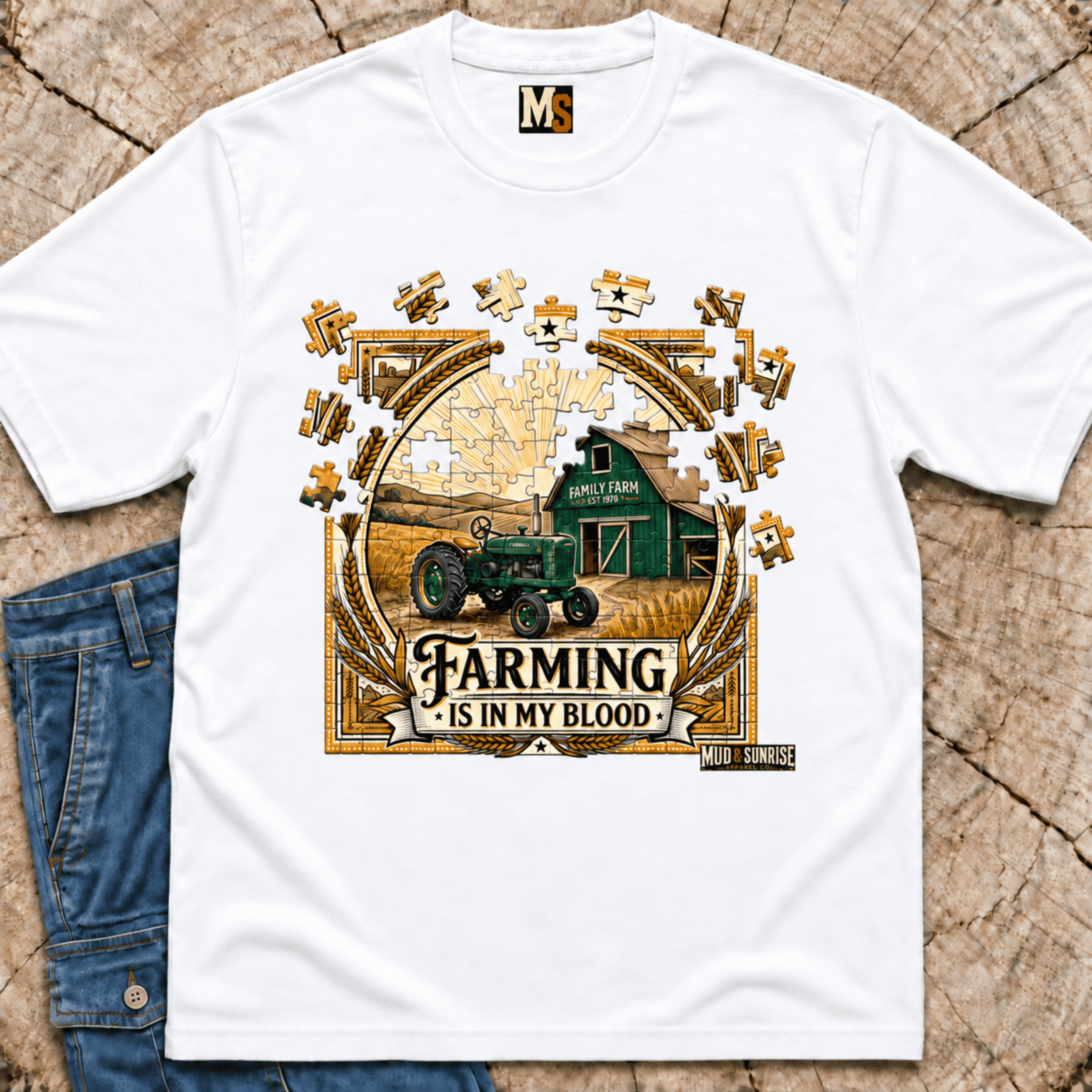 Farming is in my blood T-shirt
