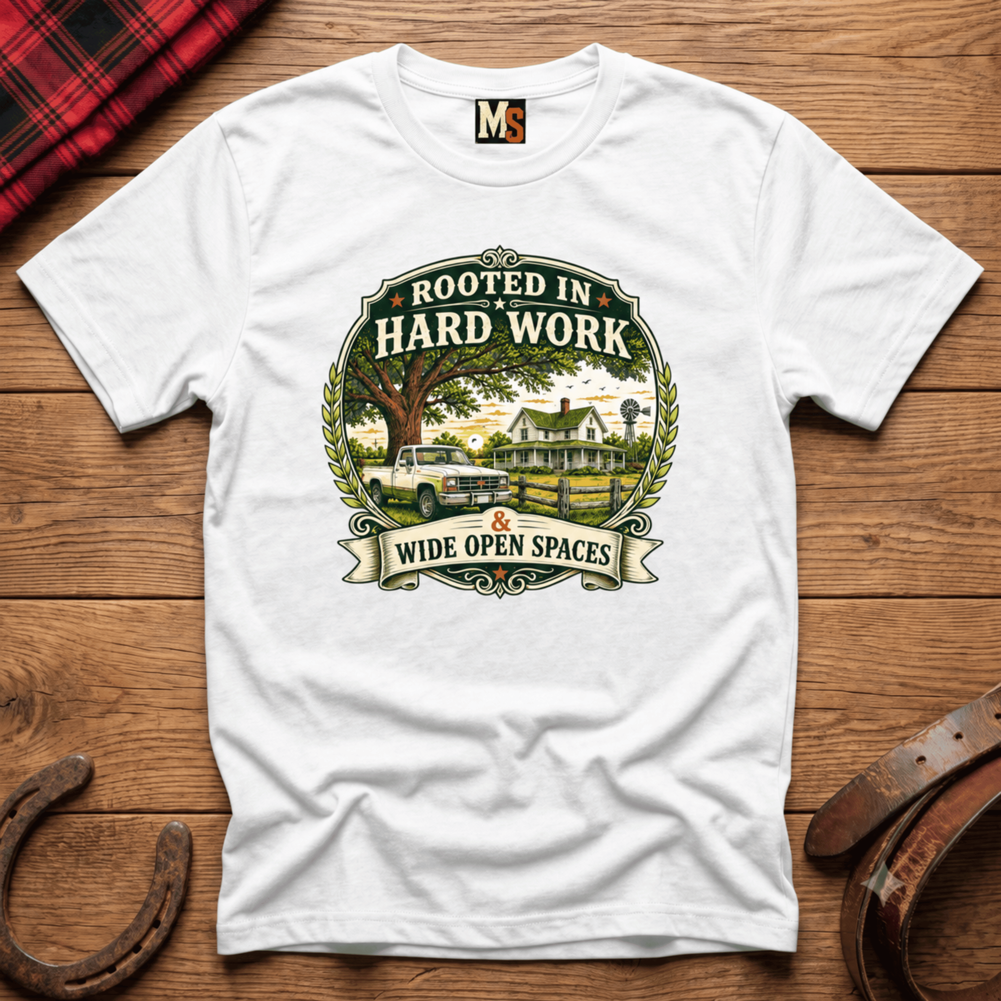 Rooted in hard work T-shirt
